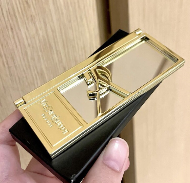 正版ysl随身折叠镜子