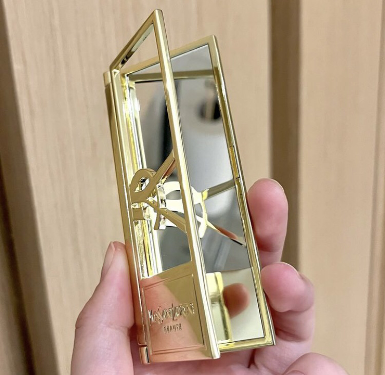 正版ysl随身折叠镜子