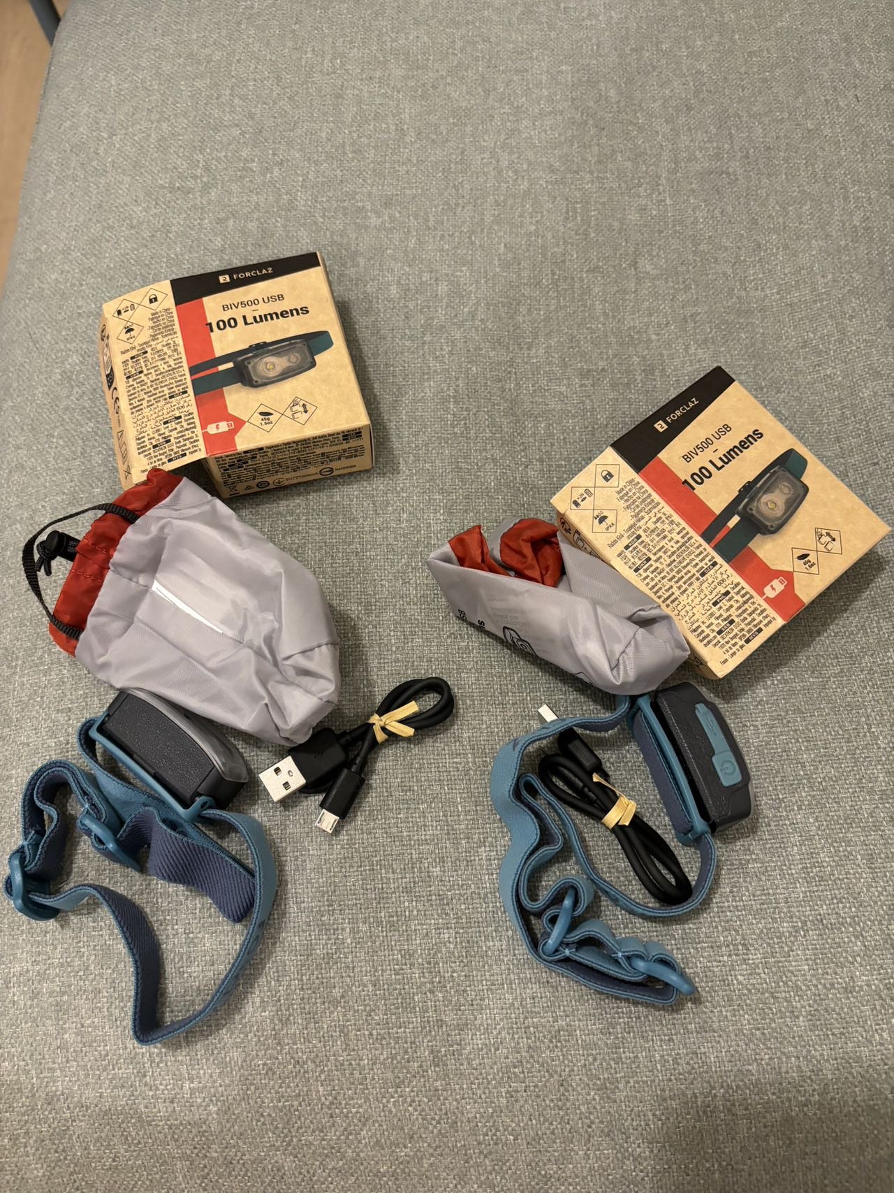 迪卡侬 Decathlon 头灯100 Lumens 行山夜跑必备