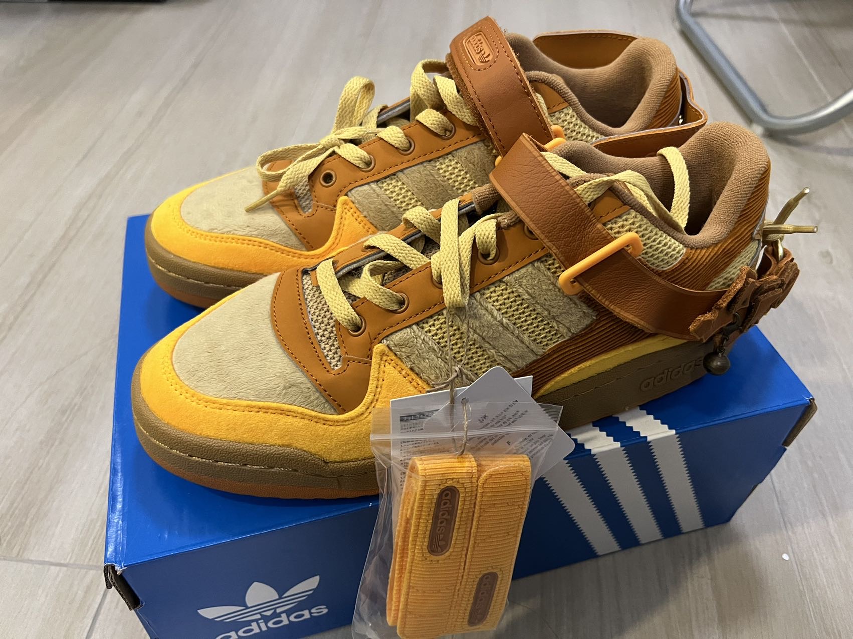 adidas Originals Forum Exhibit 街头经典 耐磨 防滑 复古休闲 板鞋 Melting Sadiness联名/棕色