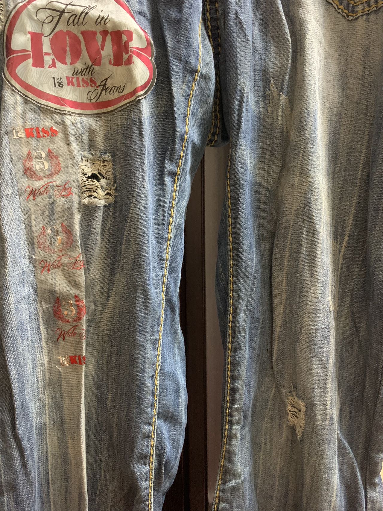 全新女生时尚潮流个性喇叭牛仔裤