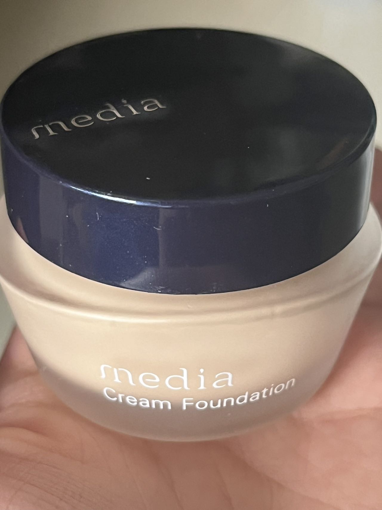 日本嘉娜宝Media媚点粉底霜粉底液25g遮瑕粉霜SPF17/PA++