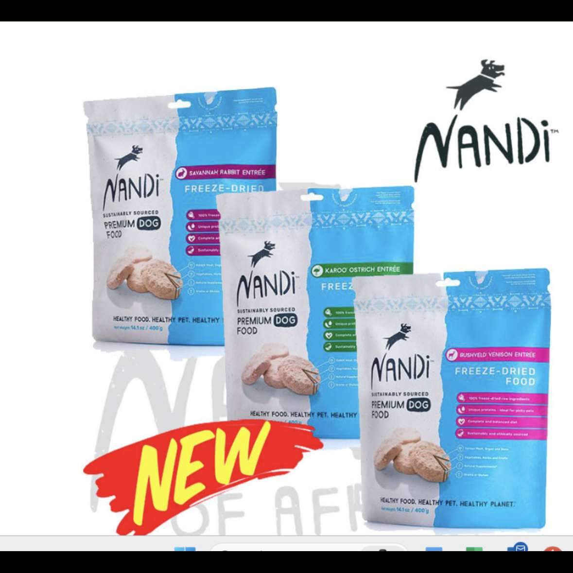 nandi冻干狗粮*6