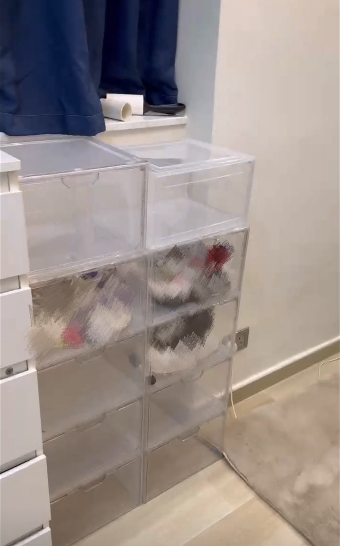 透明鞋子收纳盒