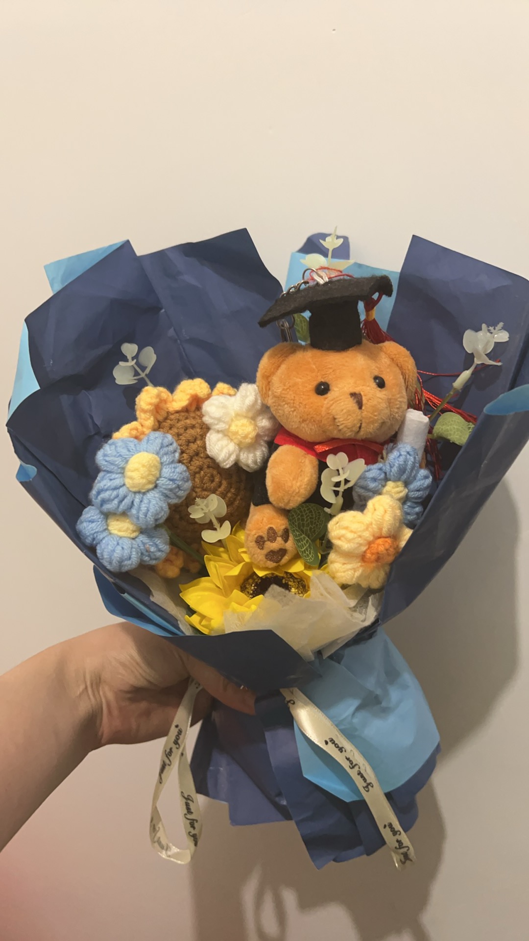 港版毕业小熊花束