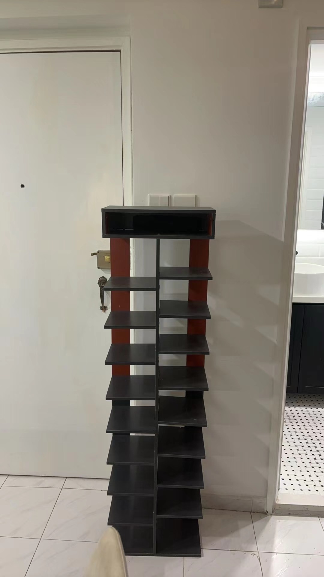 鞋架 鞋架简易门口2024新款小户型家用ins收纳神器进门鞋柜分层隔板