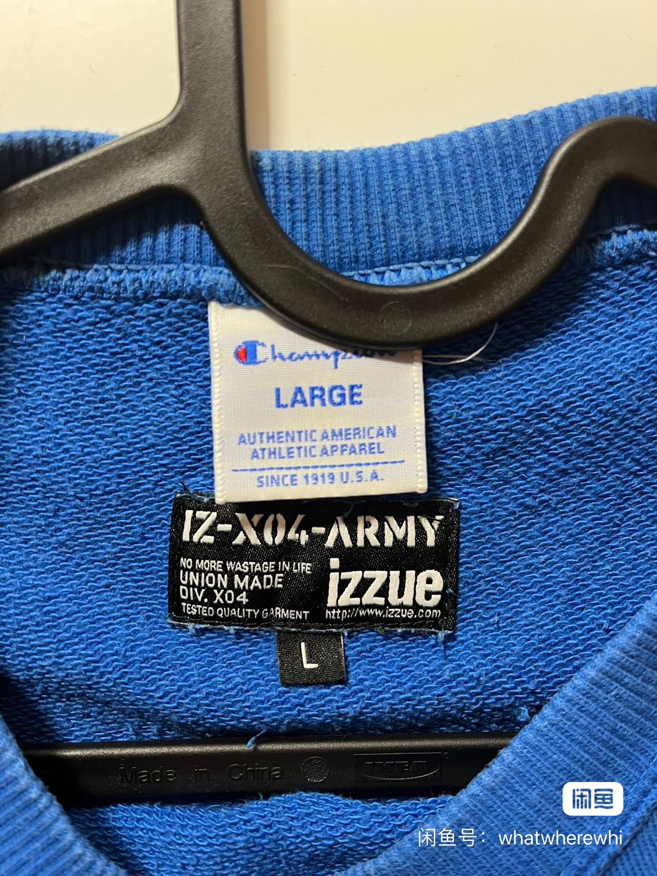 Champion Izzue联名卫衣