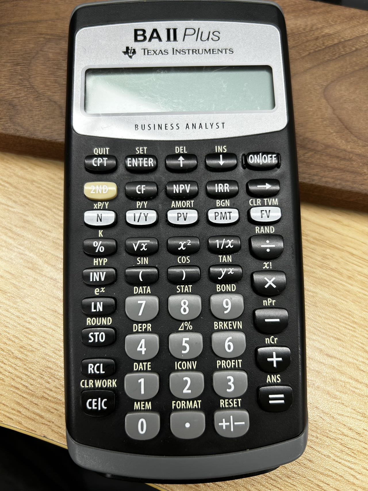 德州仪器BA II Plus计算器
