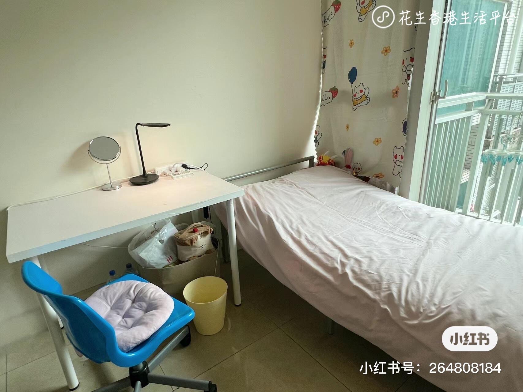 单人床，桌，椅，衣柜