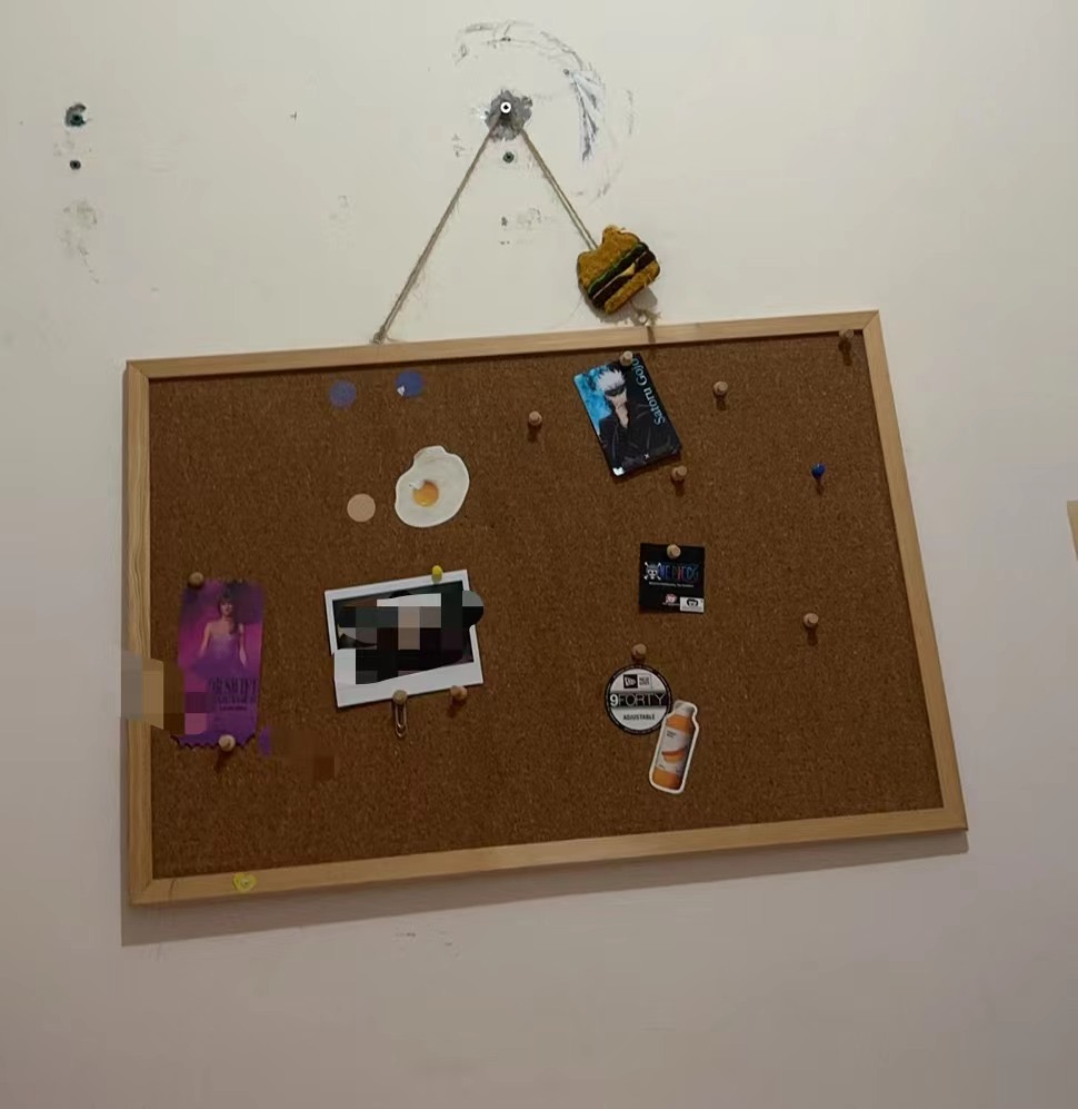 ins风软木板创意diy照片墙学生装饰留言板吊牌卡片收纳板饰品展示