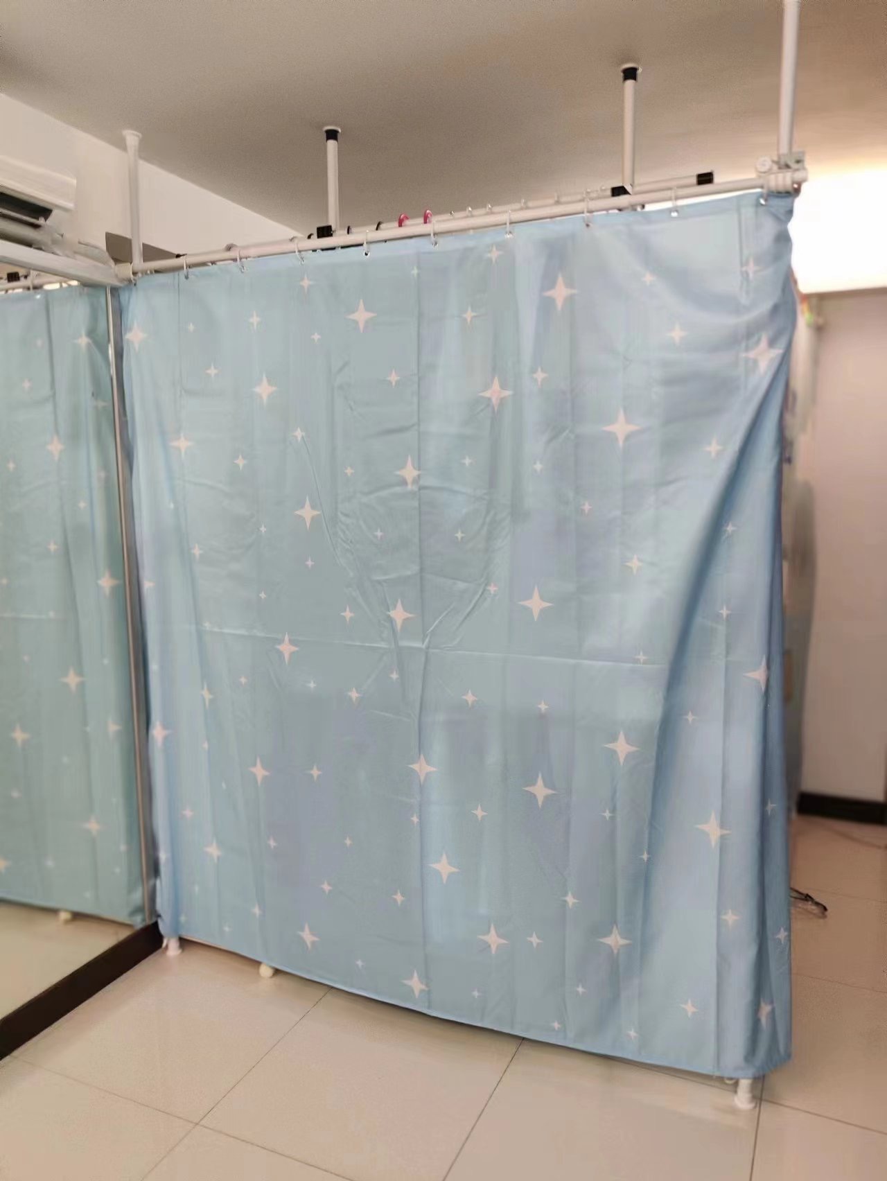 隔断杆 顶天立地杆 隔断帘