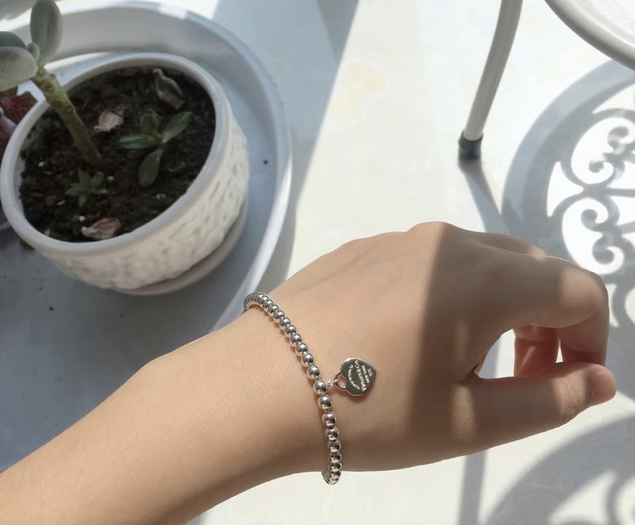 Tiffany & Co 蓝心手链