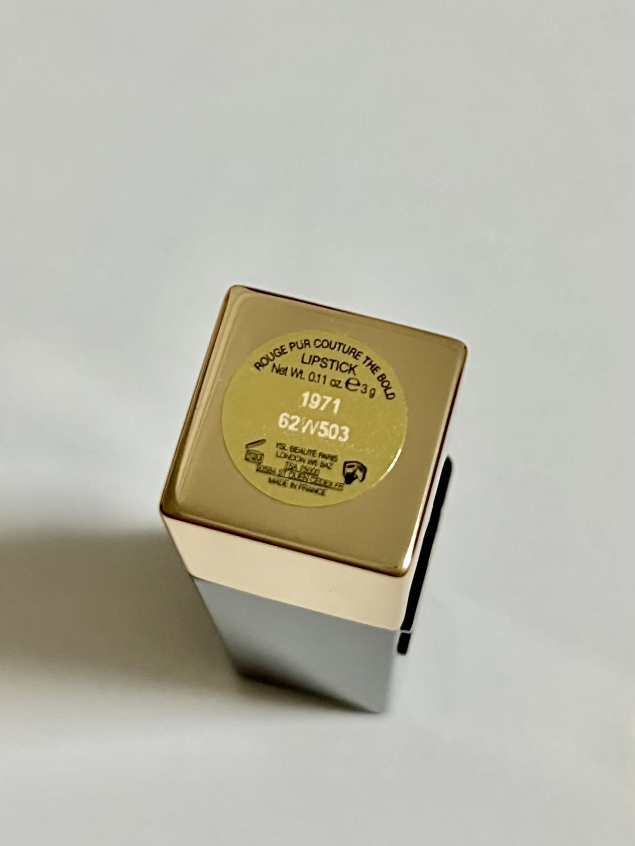 ysl黑金方管口红1971