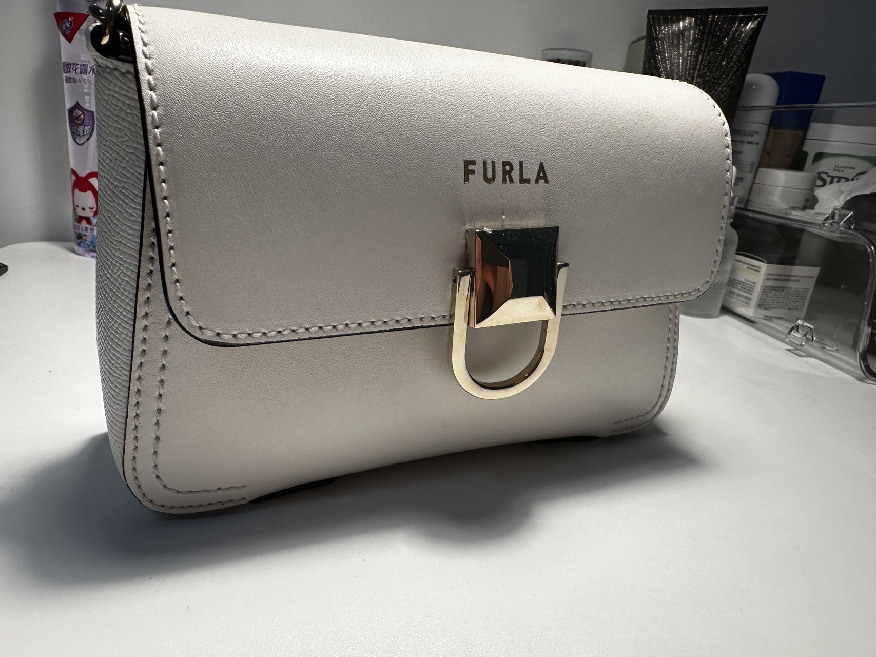FURLA芙拉Furla芙拉Circe单扣翻盖单肩包斜挎包法棍包潮流百搭斜