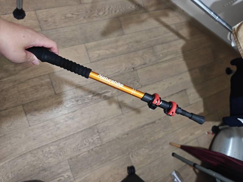 挪客铝合金登山杖220g可伸缩