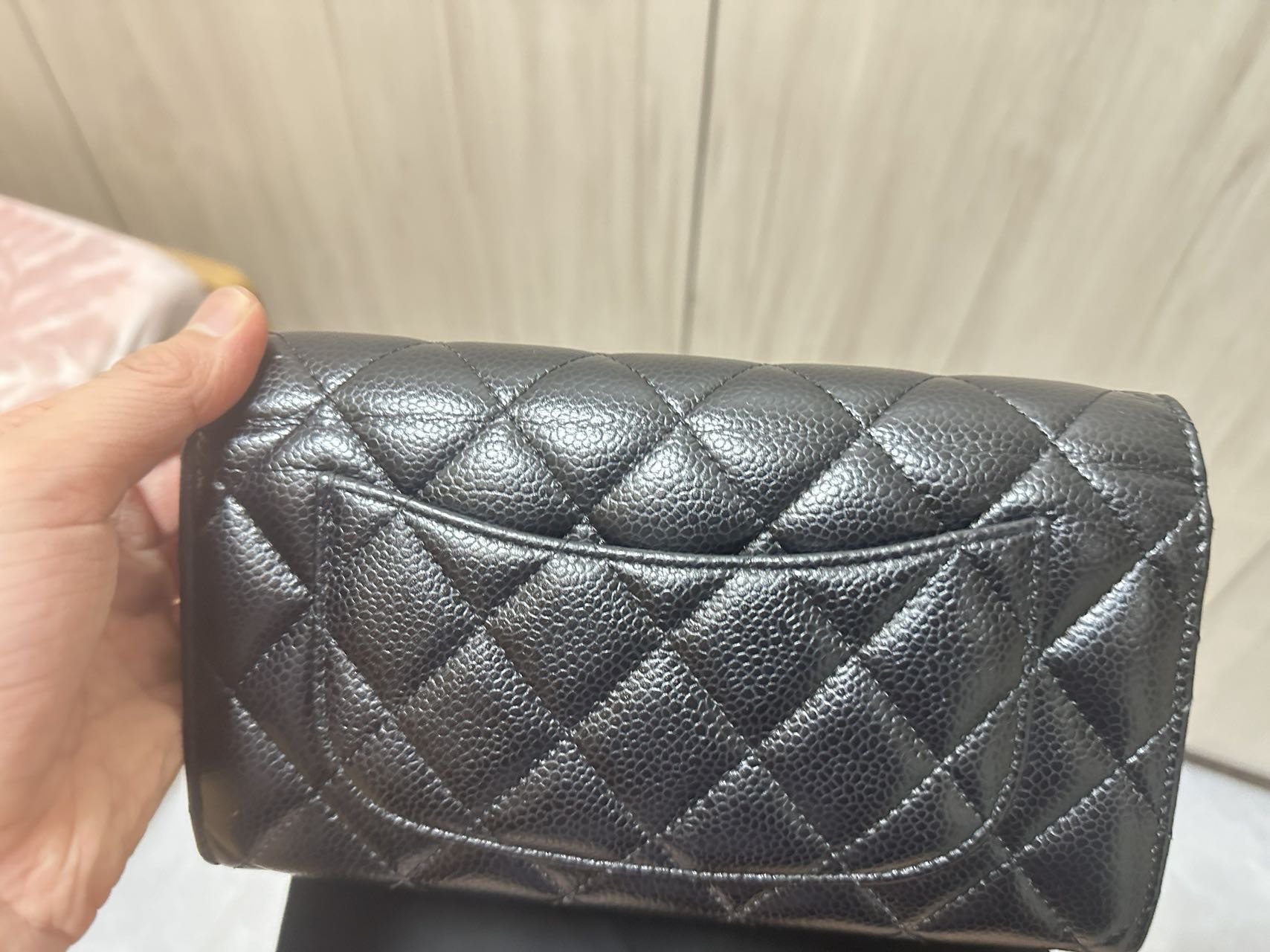 Chanel牛皮長錢包