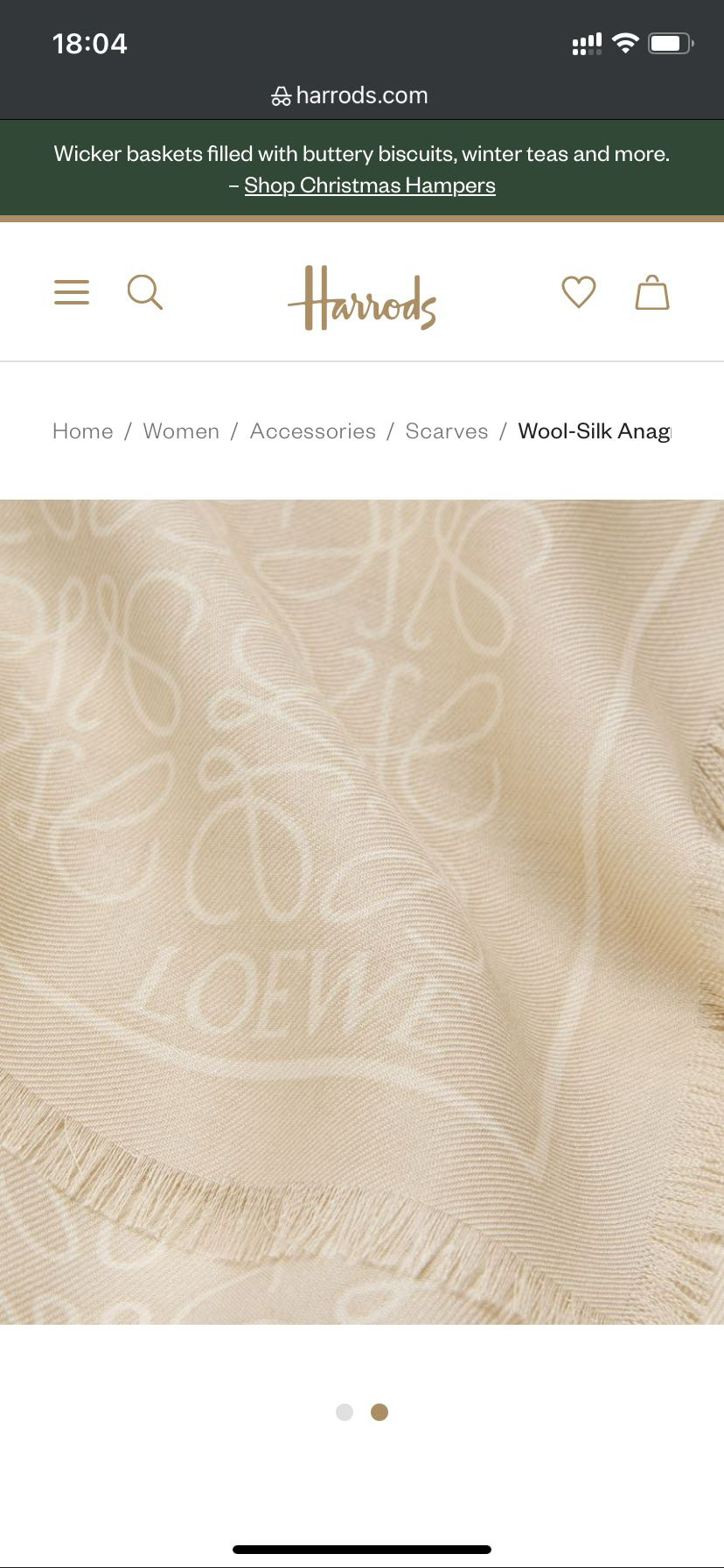 Loewe罗意威丝巾