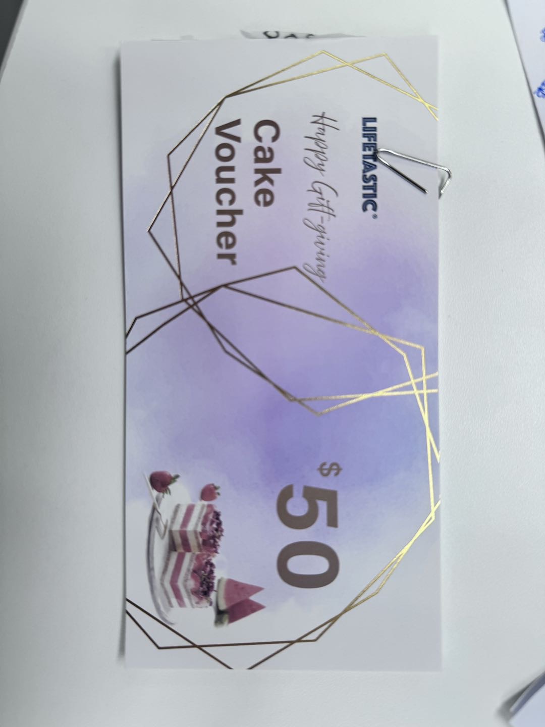 lifetastic 蛋糕券