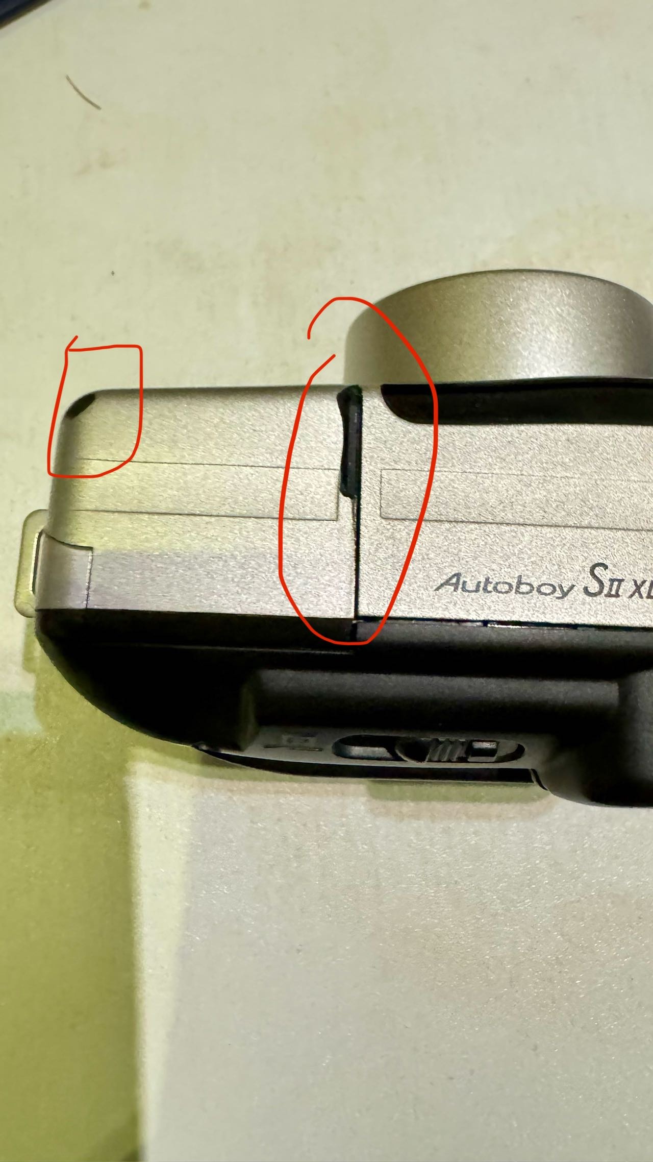 佳能傻瓜胶片相机autoboy S2 XL白金色