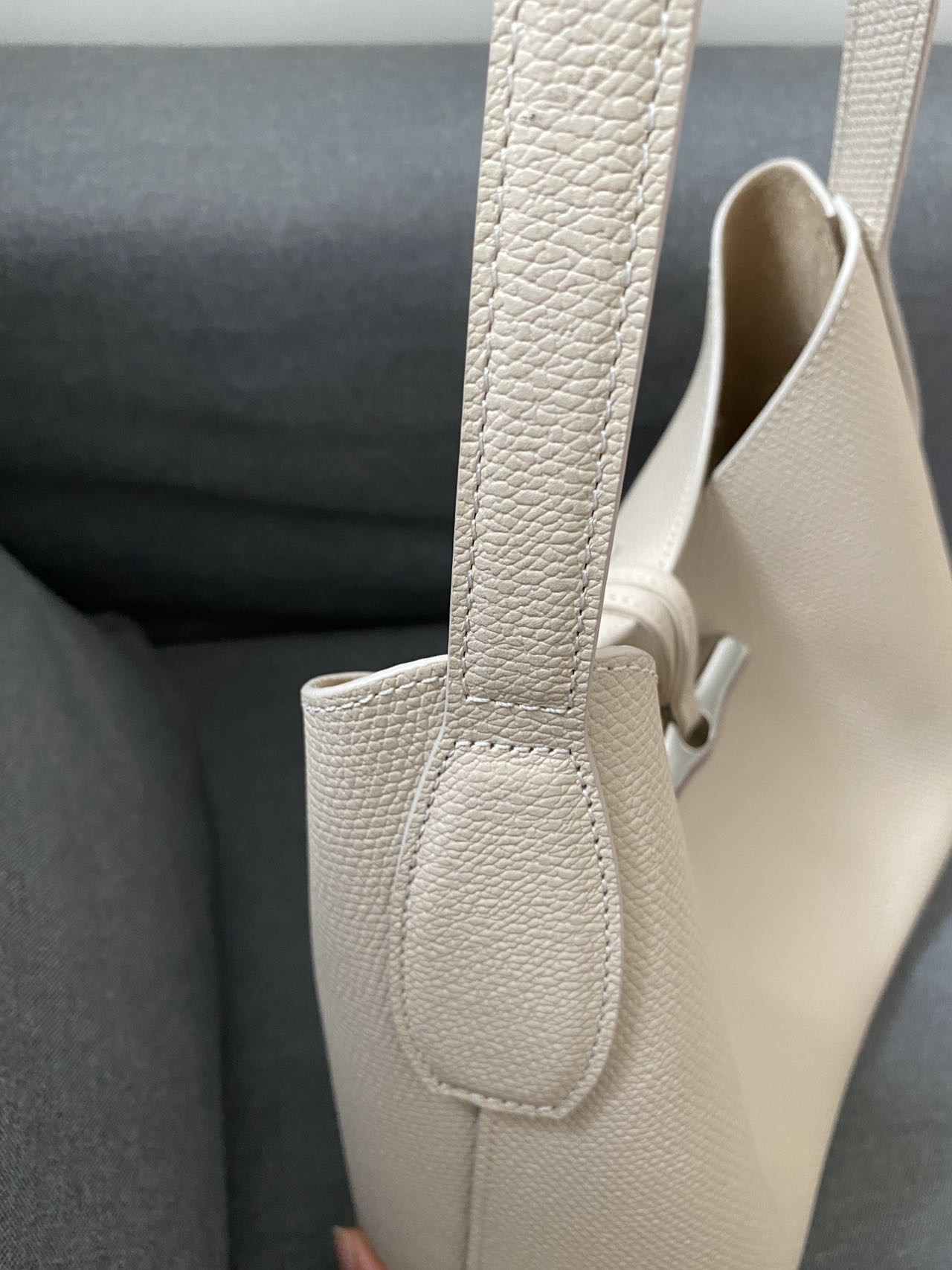 Longchamp hobo牛皮OL單肩手袋