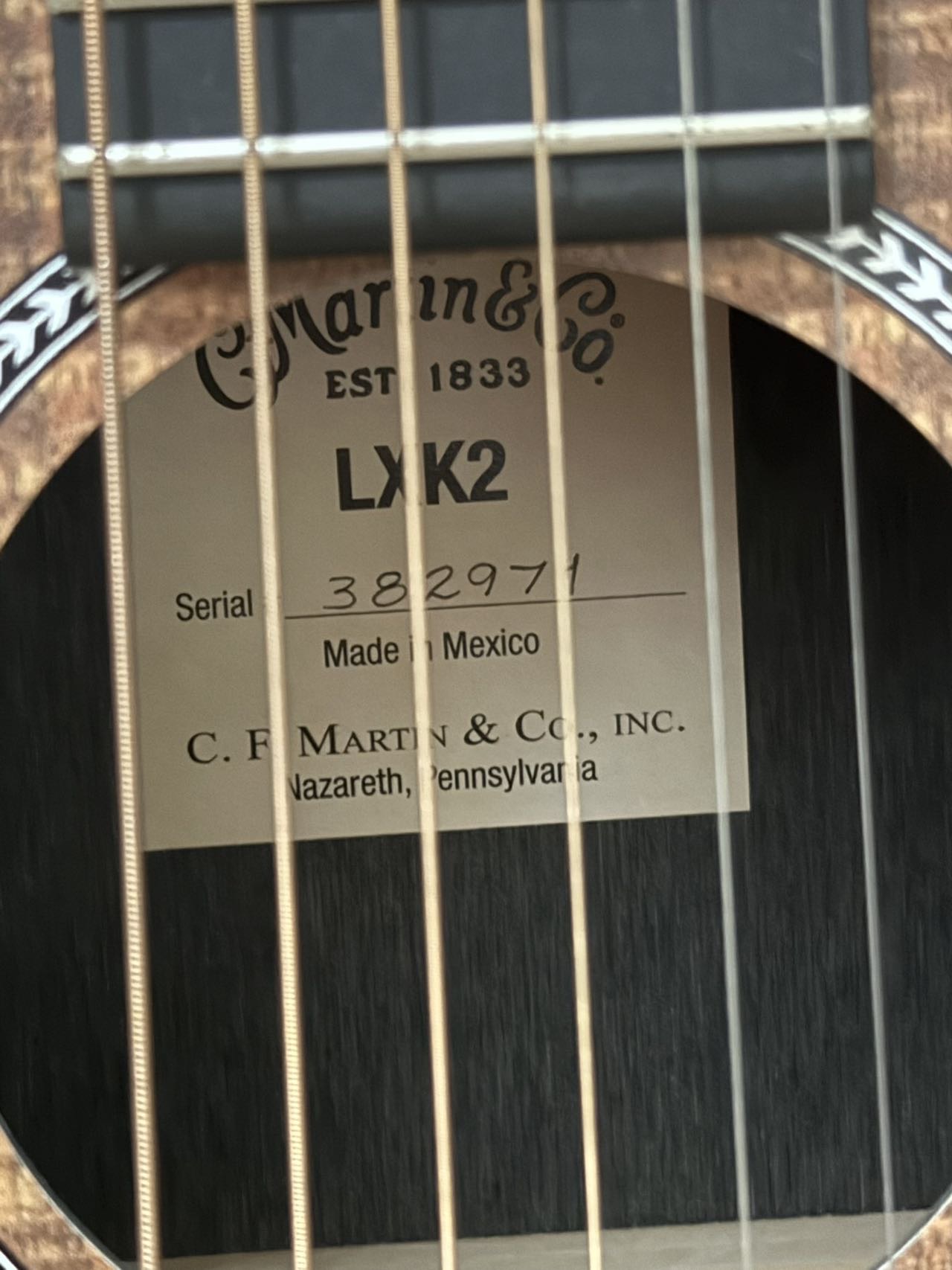 马丁LXK2吉他