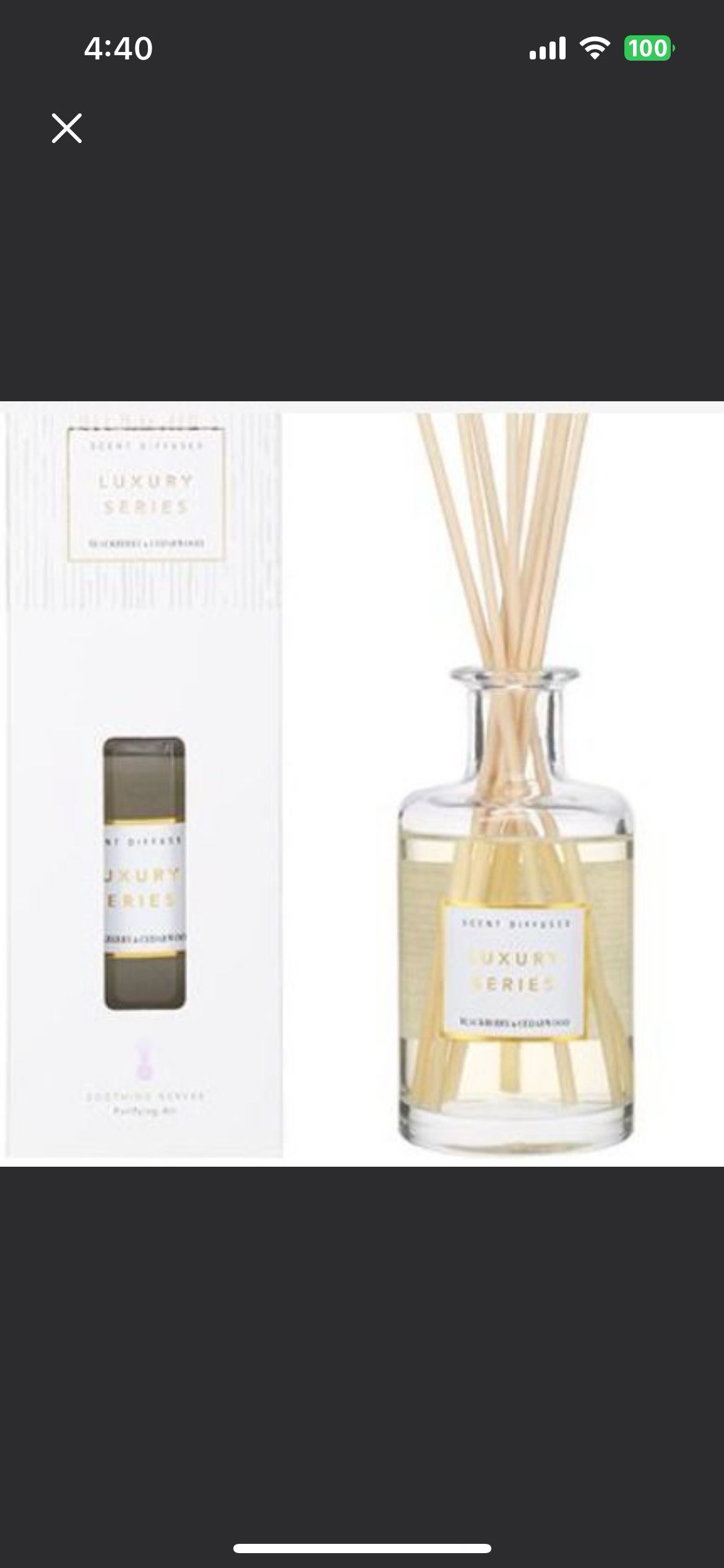 名創優品豪华系列香薰MINISO Luxury Series Scent Diffuser 200ml - BlackberryCedarwood