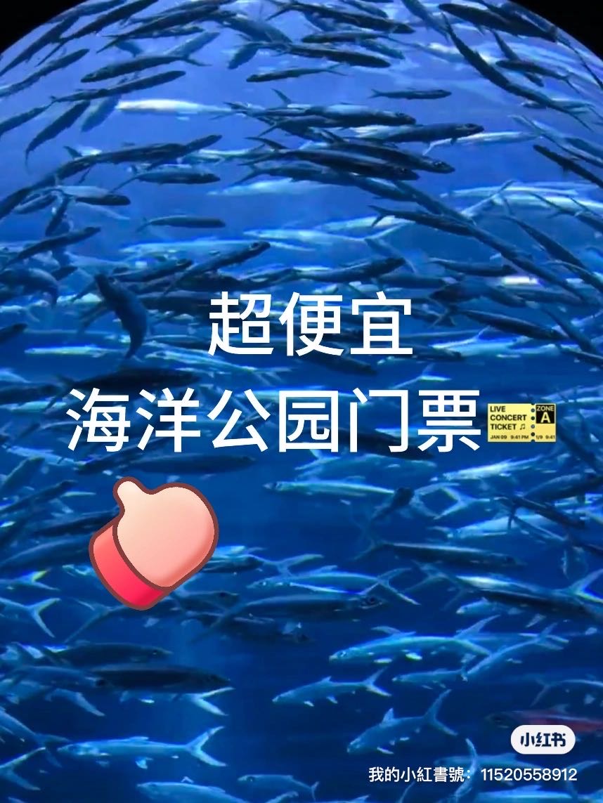 1月27日海洋公园门票