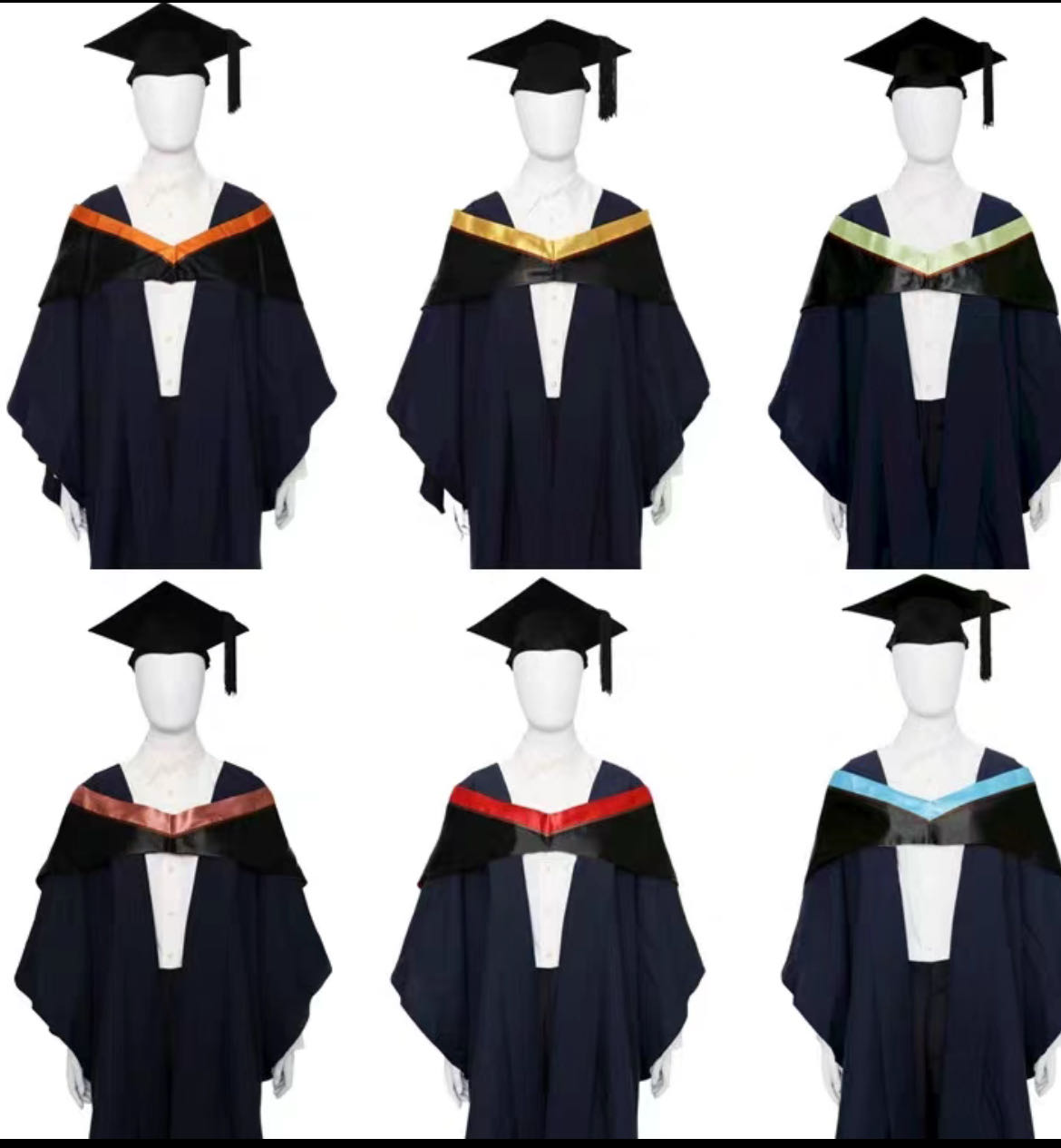 香港理工商院毕业袍（紫色领子）