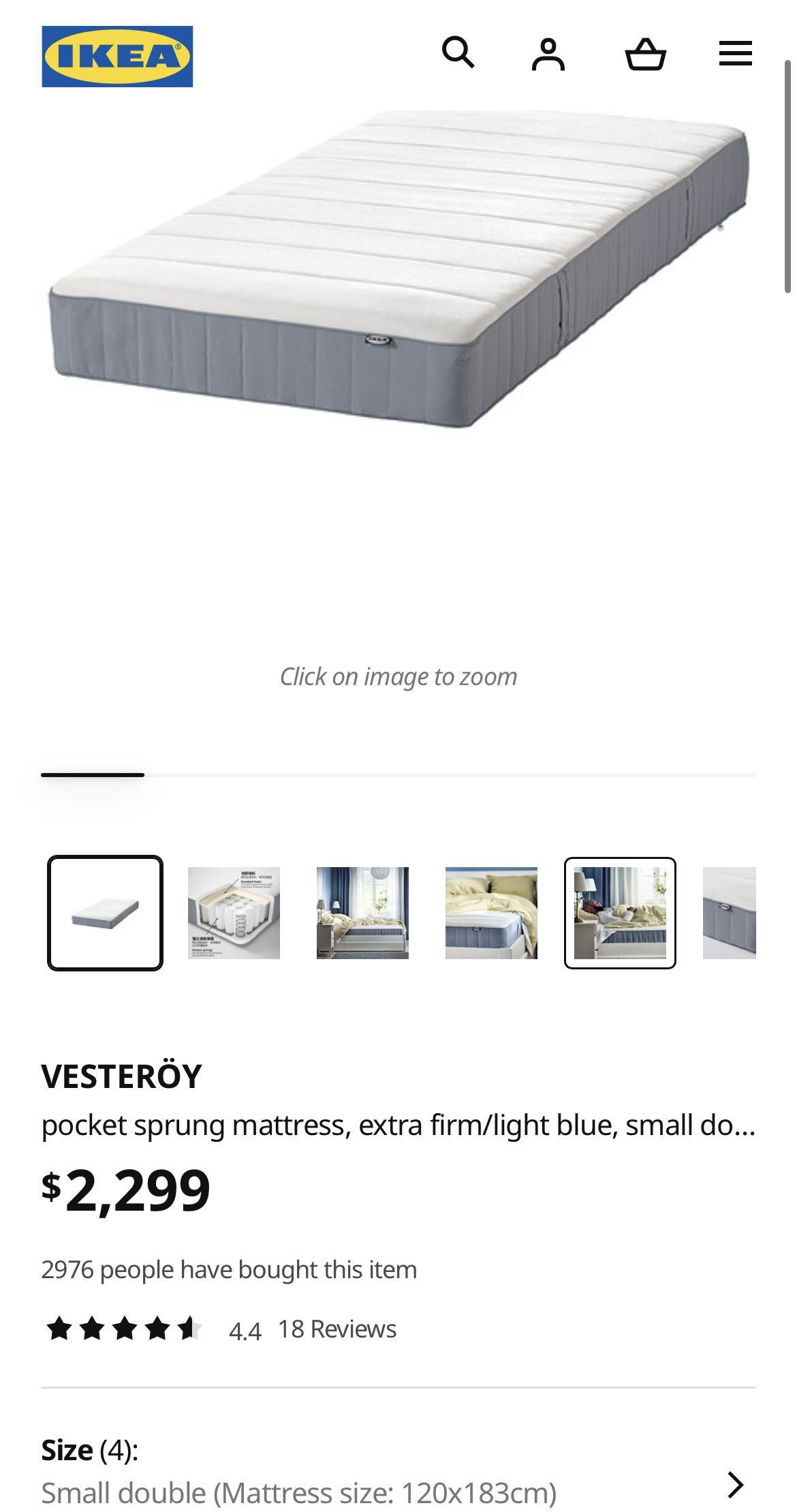 IKEA&SERENO床架床褥  較新