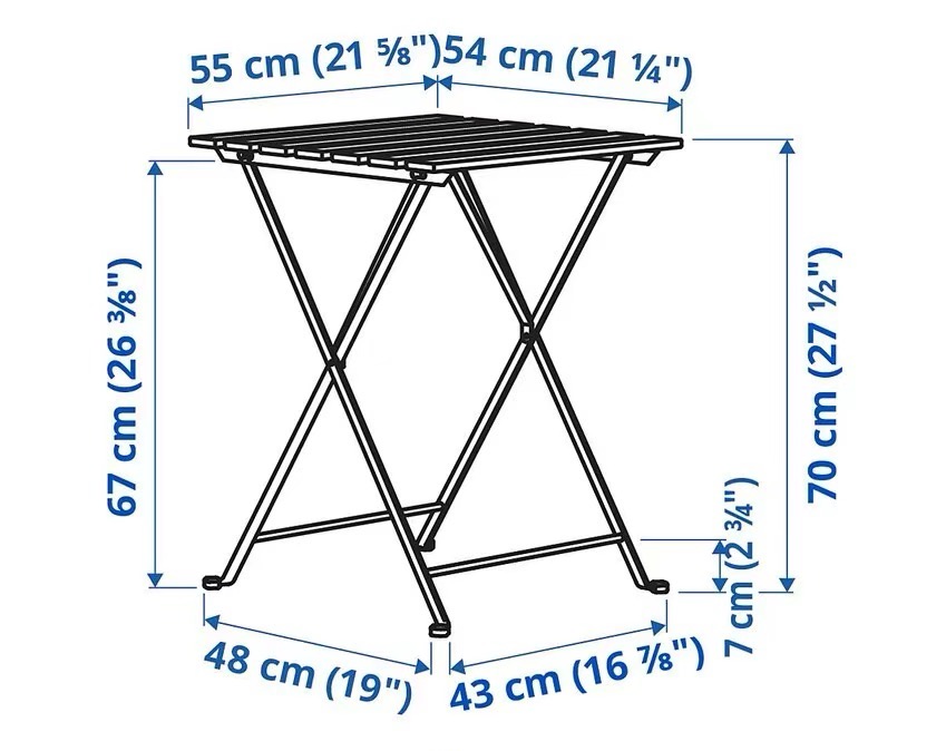 Ikea Tarno 宜家塔尔诺桌子（可折叠）