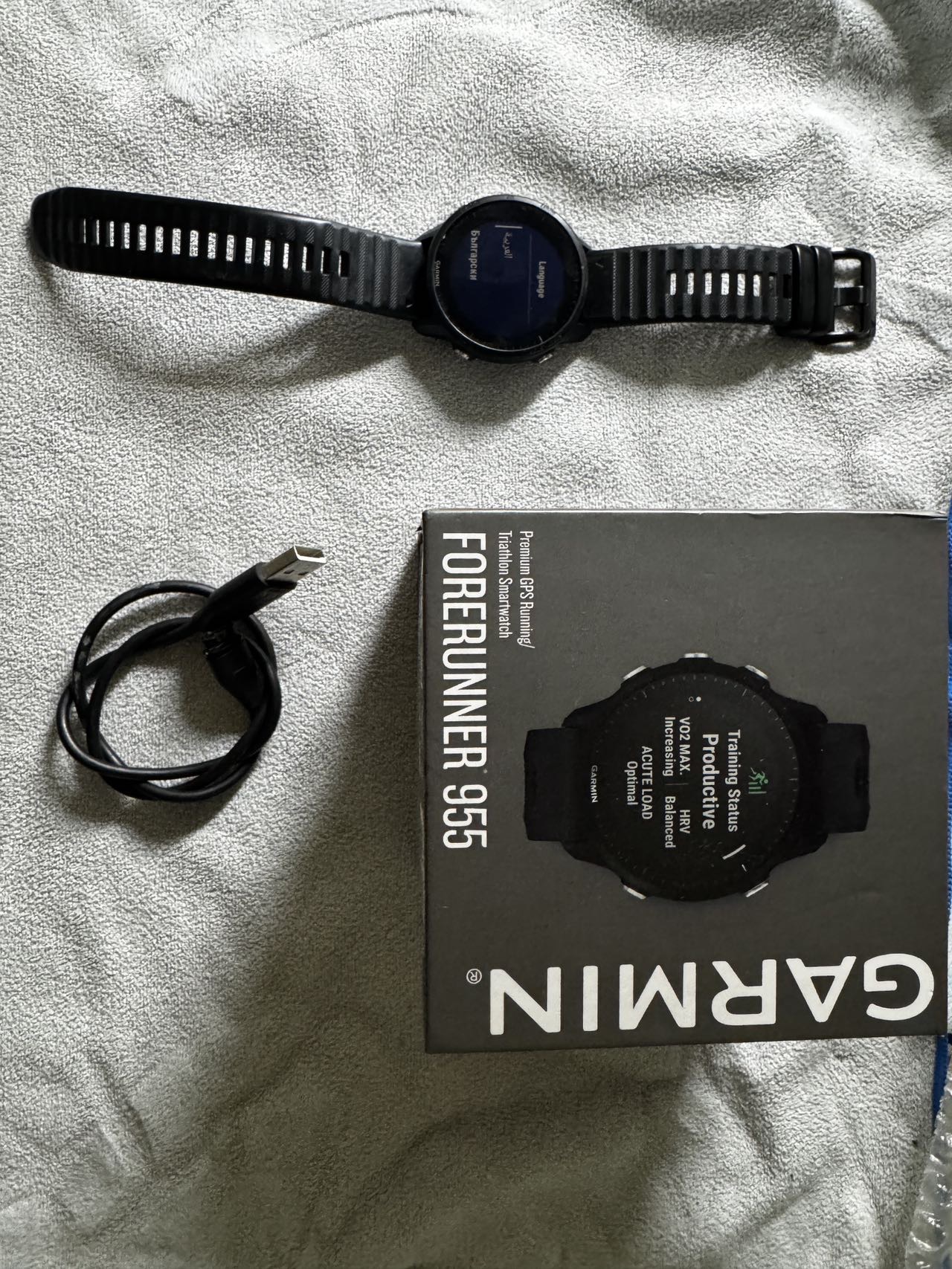 港版Garmin佳明Forerunner955戶外智能運動手錶（無太陽能充電）