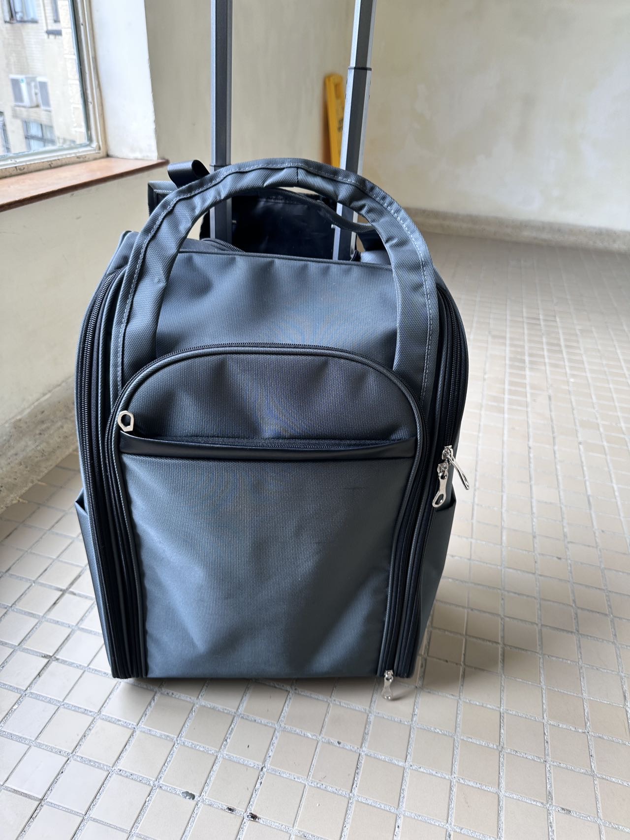 拉杆包男女手提旅行袋大容量轻便旅游收纳行李包登机包短途旅行包 小号 绿色 全新