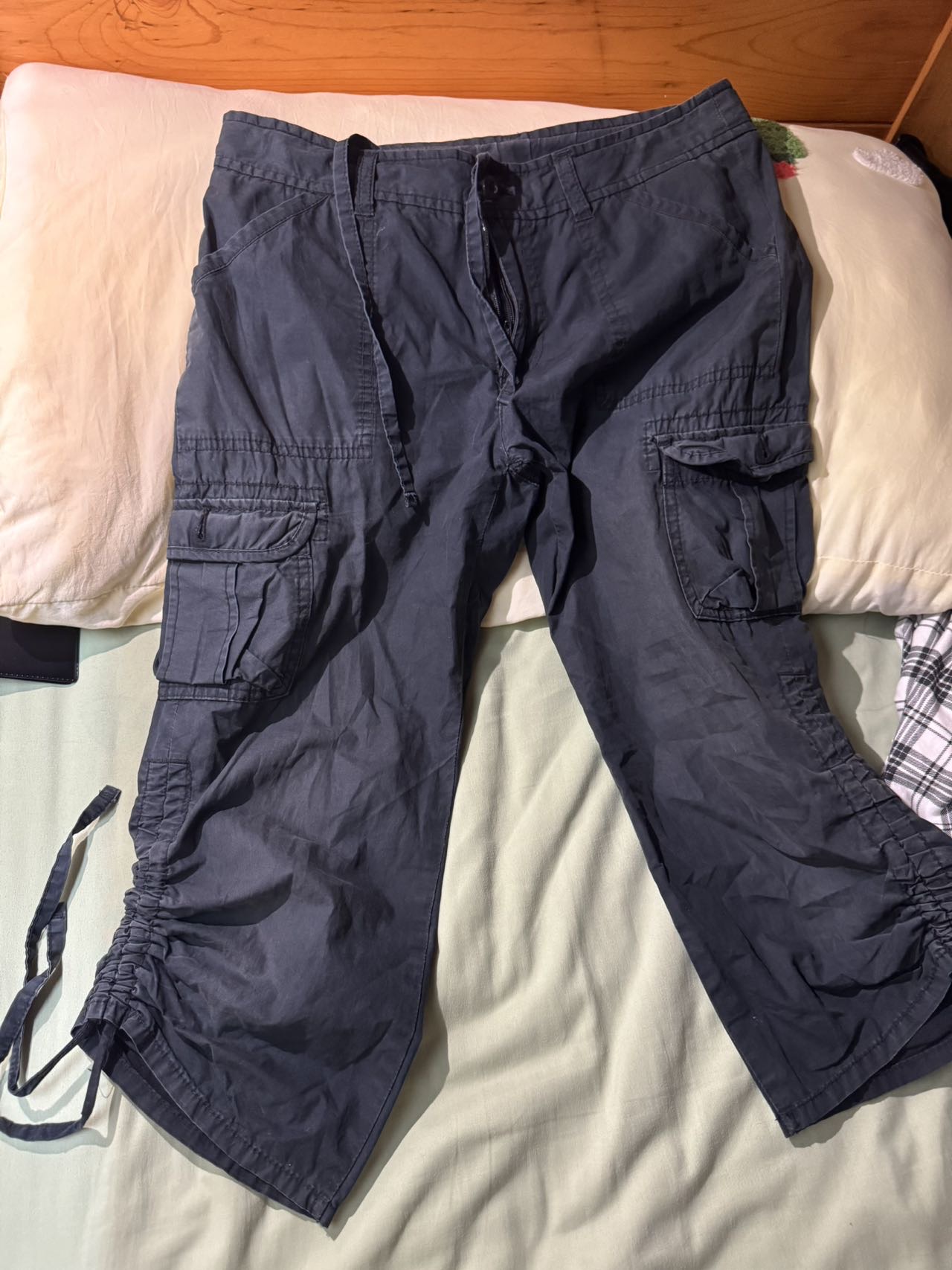 白菜价30出古着vtg牛仔裙 中裤