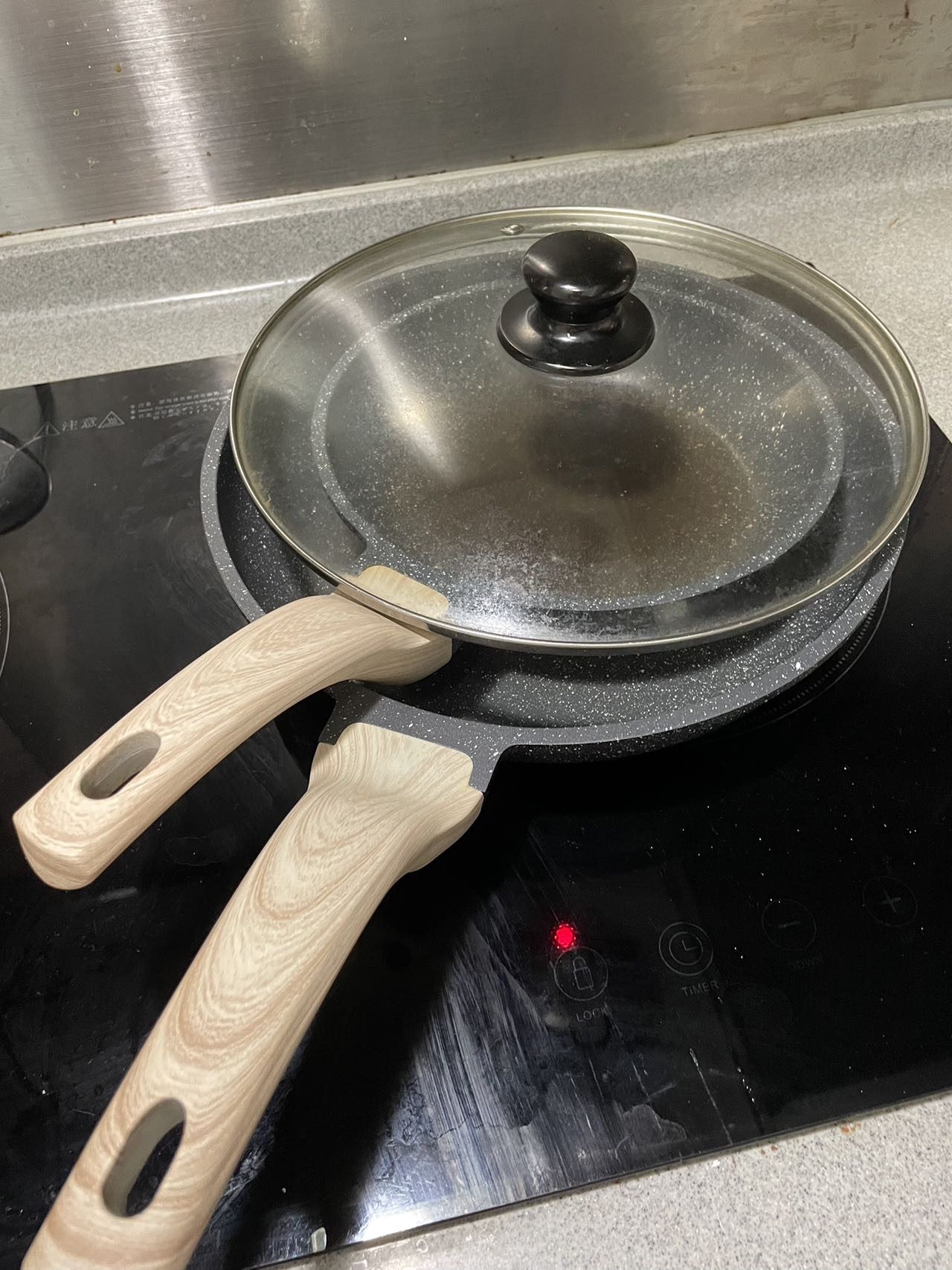 大小平底锅，电磁炉适用