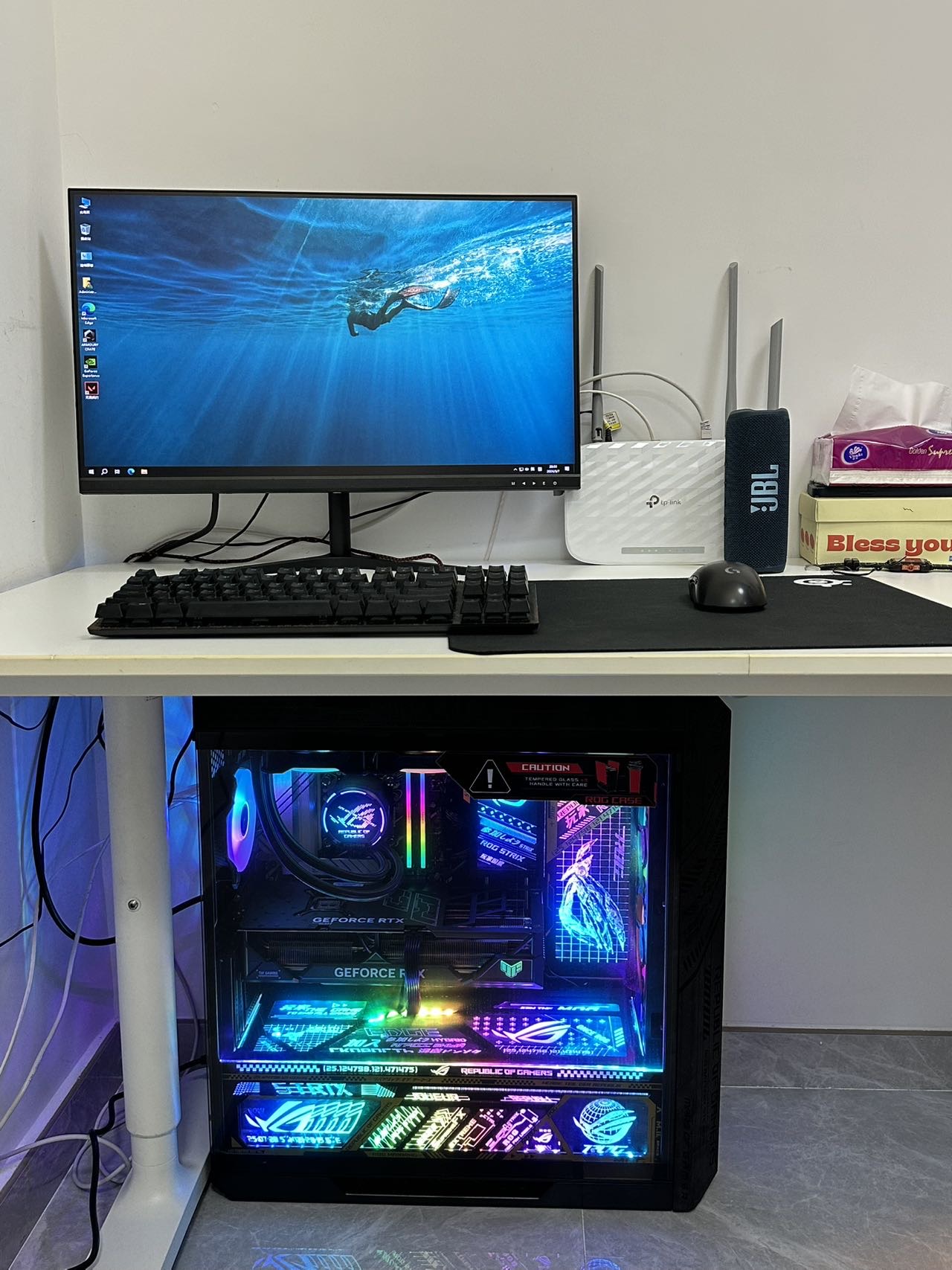 ROG台式电竞电脑九五新