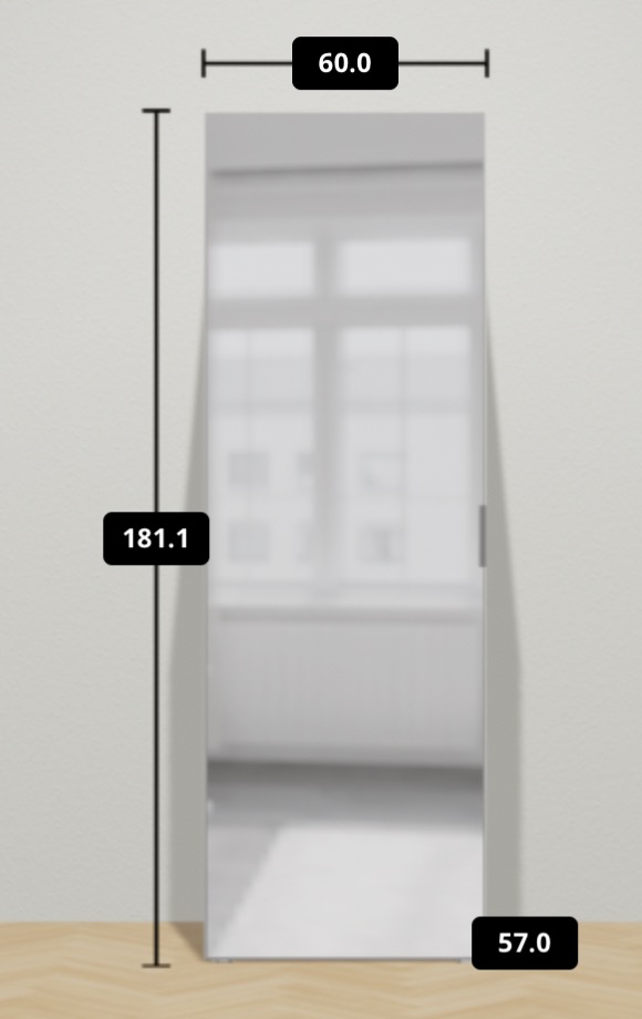 宜家定制镜面衣柜