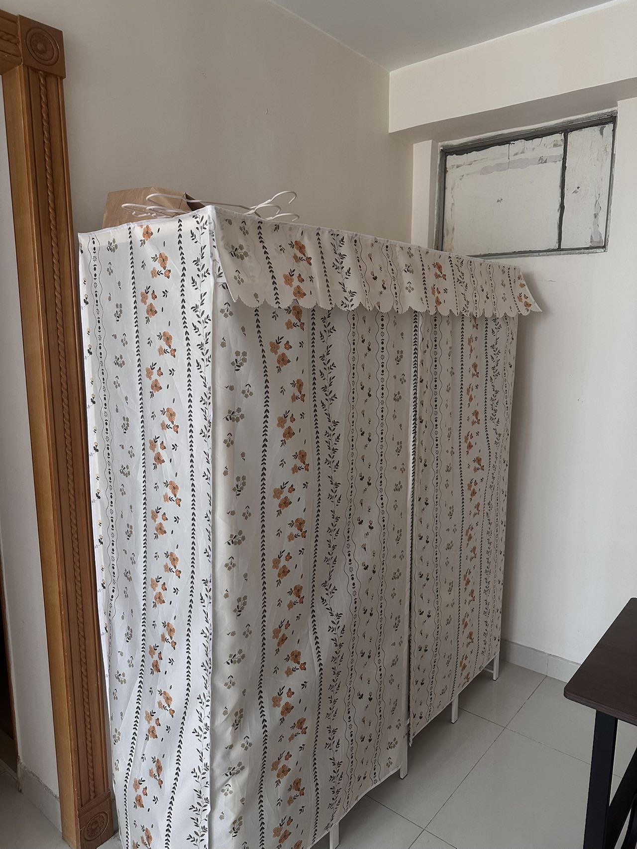 一体式可折叠简易衣柜