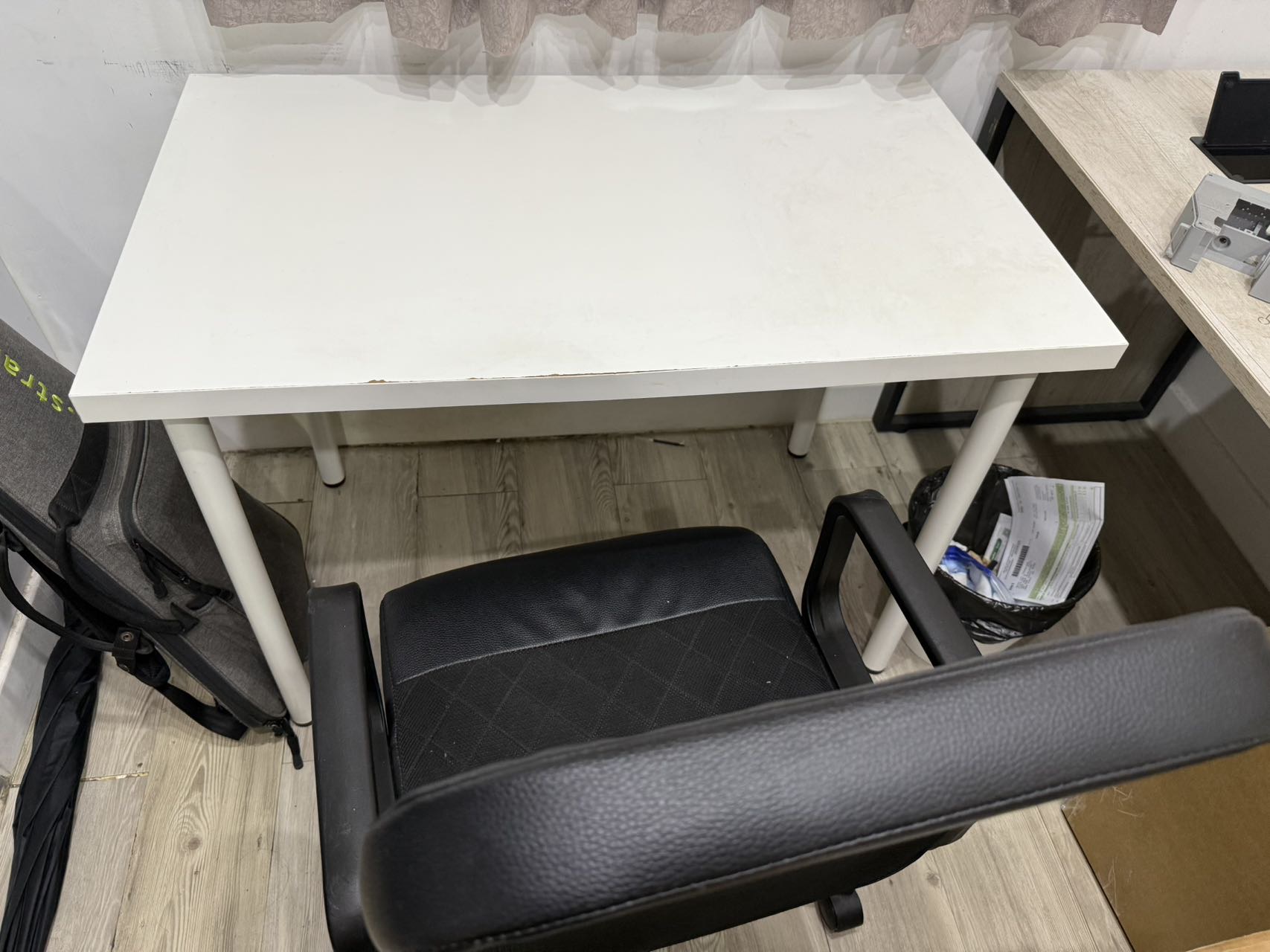 二手办公椅送宜家桌子