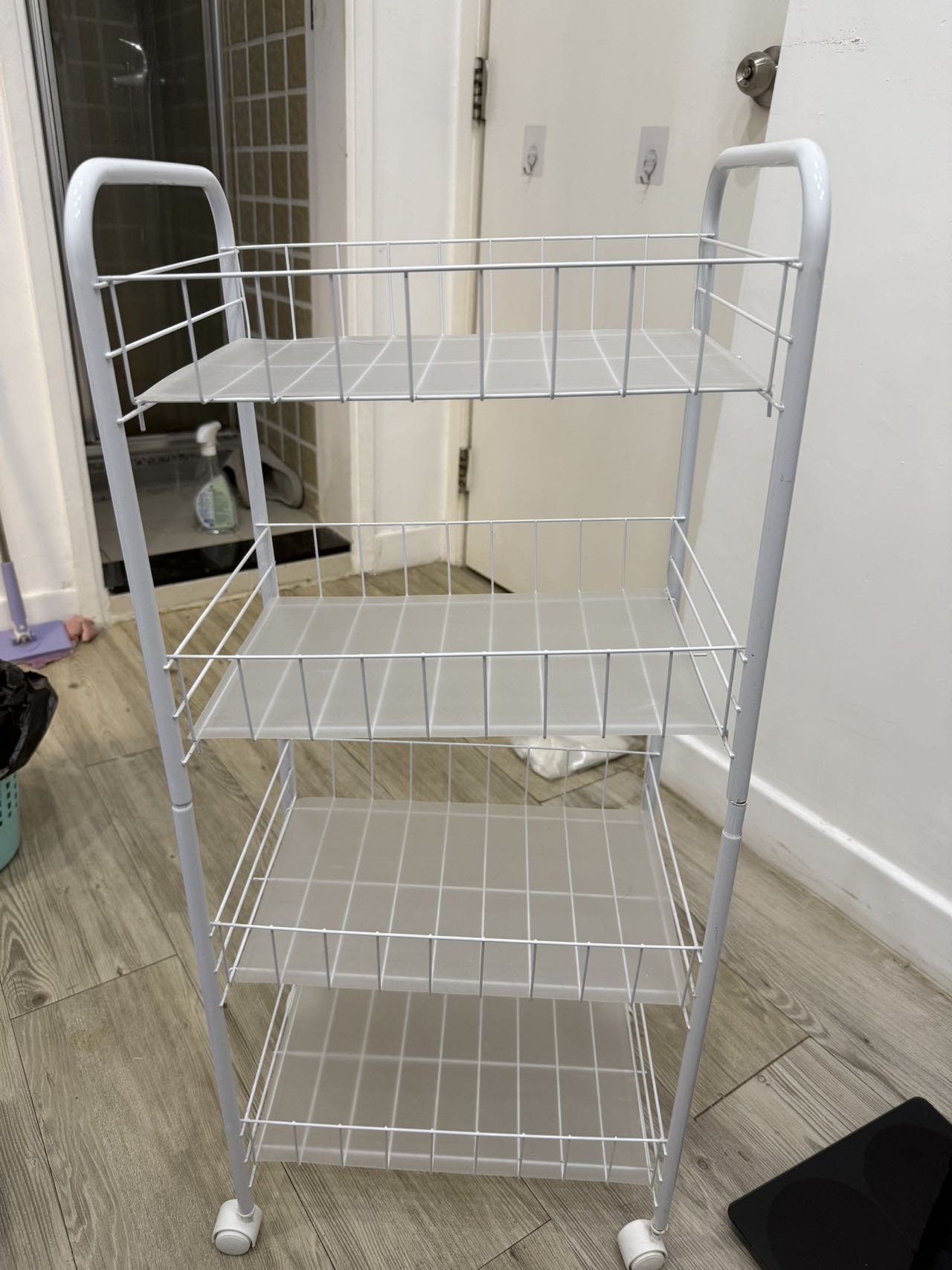 收纳架，体重秤