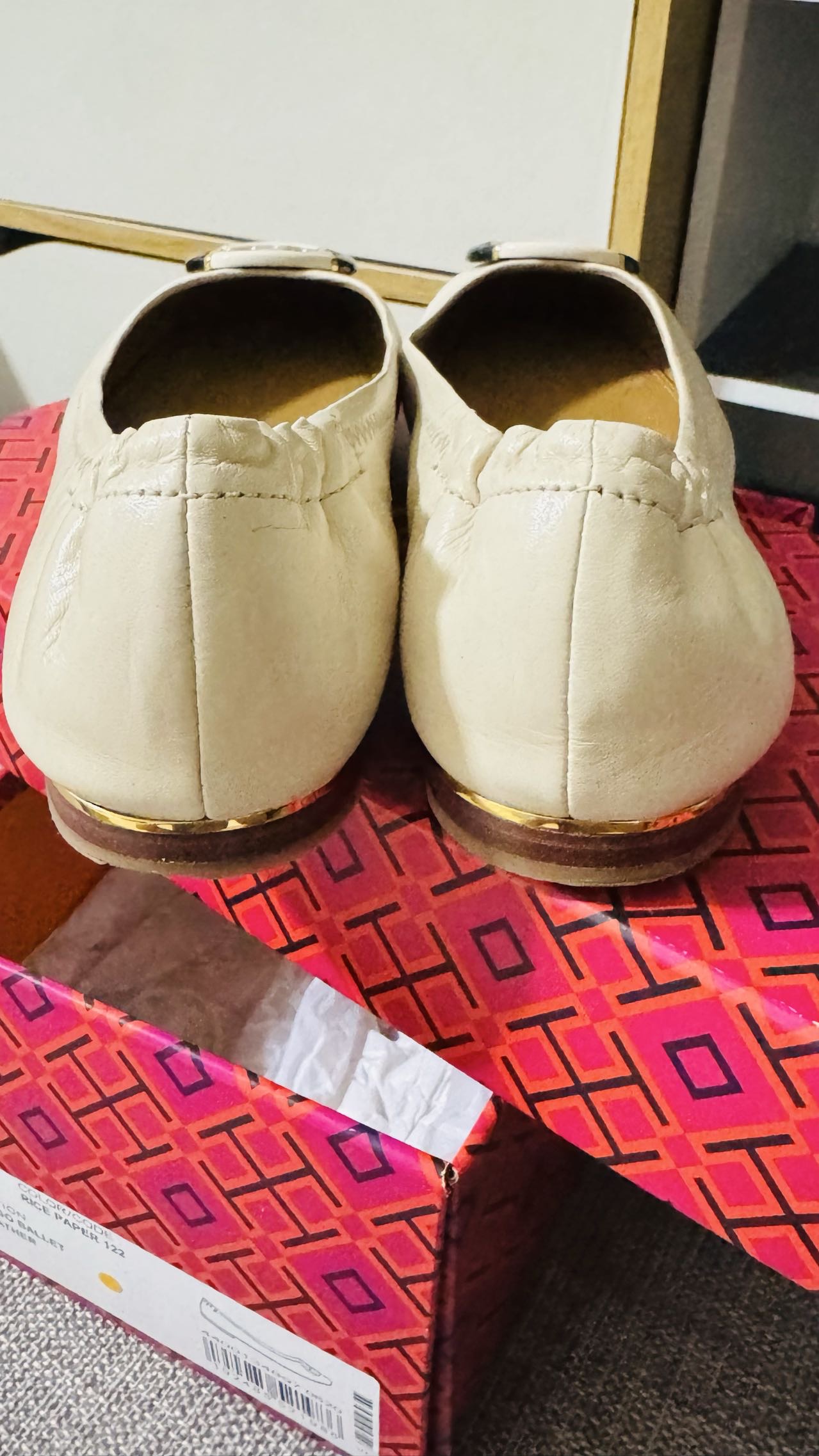 Tory Burch正品羊皮女单鞋36码