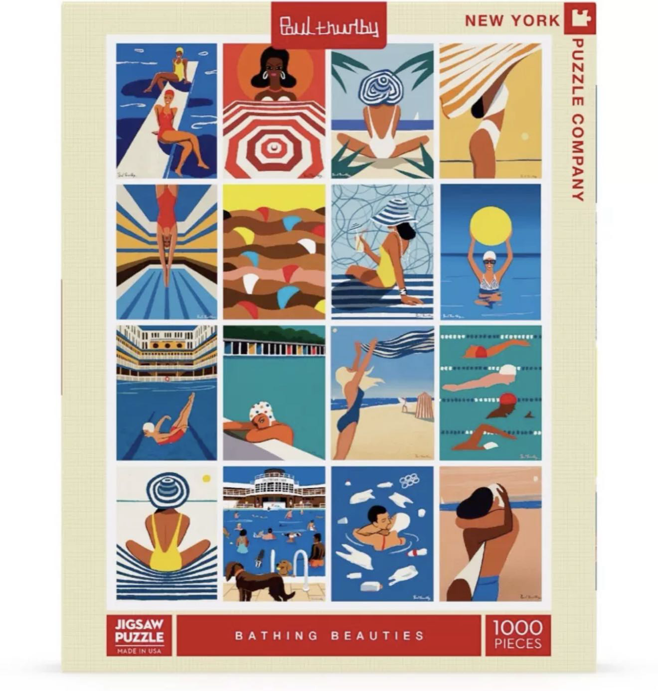 【全新未拆封】纽约客拼图New Yorker泳衣女郎【绝版】