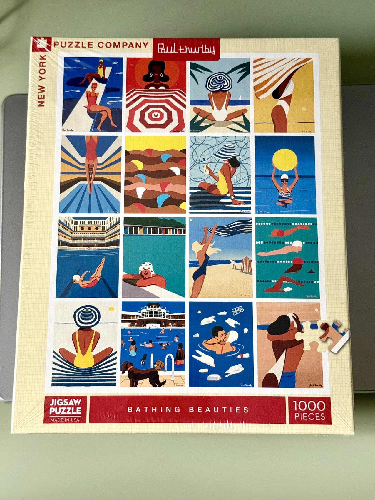 【全新未拆封】纽约客拼图New Yorker泳衣女郎【绝版】