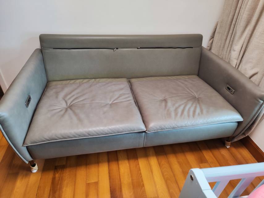 2.5座電動真皮沙發