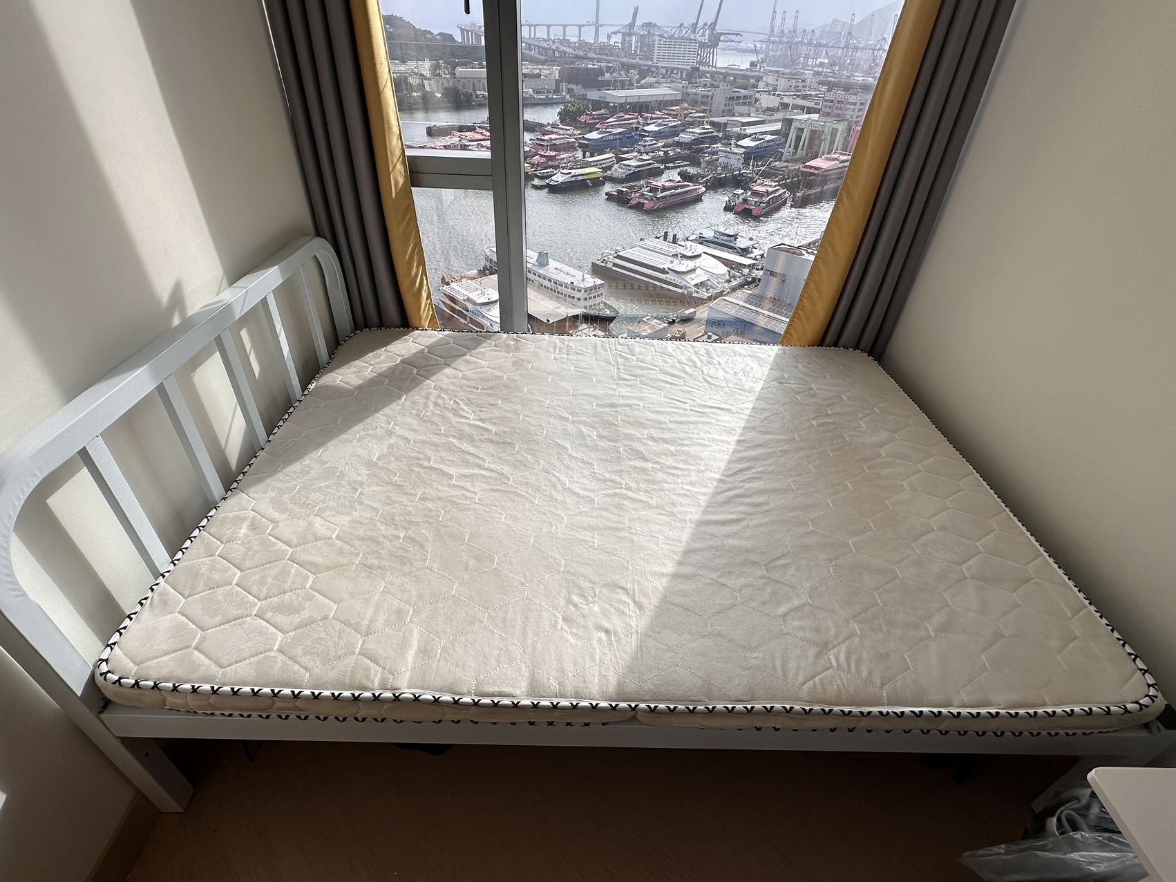 可储物双人床带床垫可全港交易