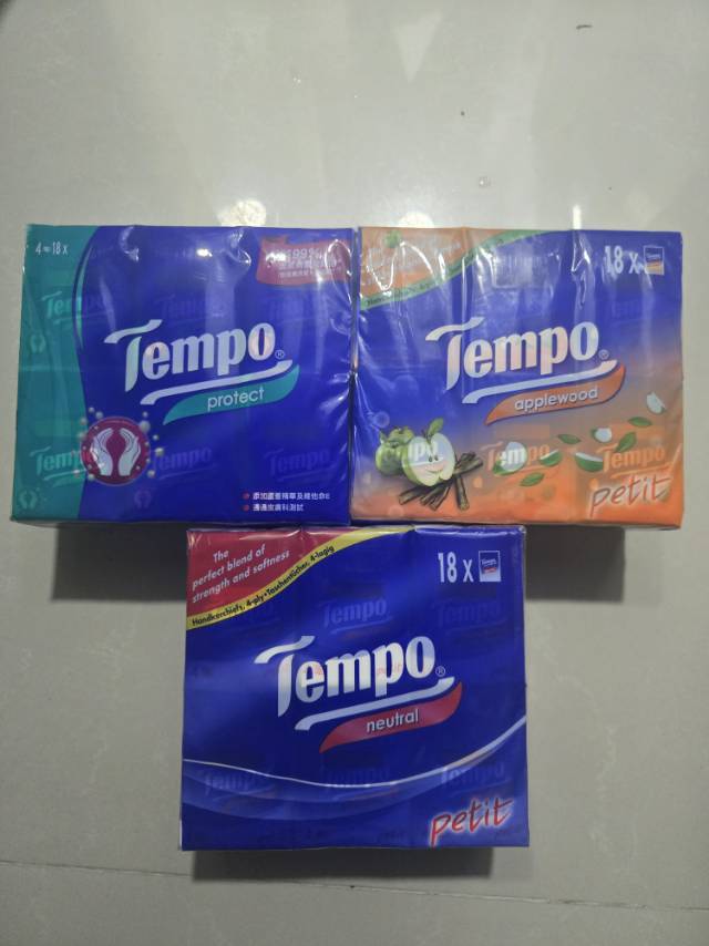全新tempo纸巾
