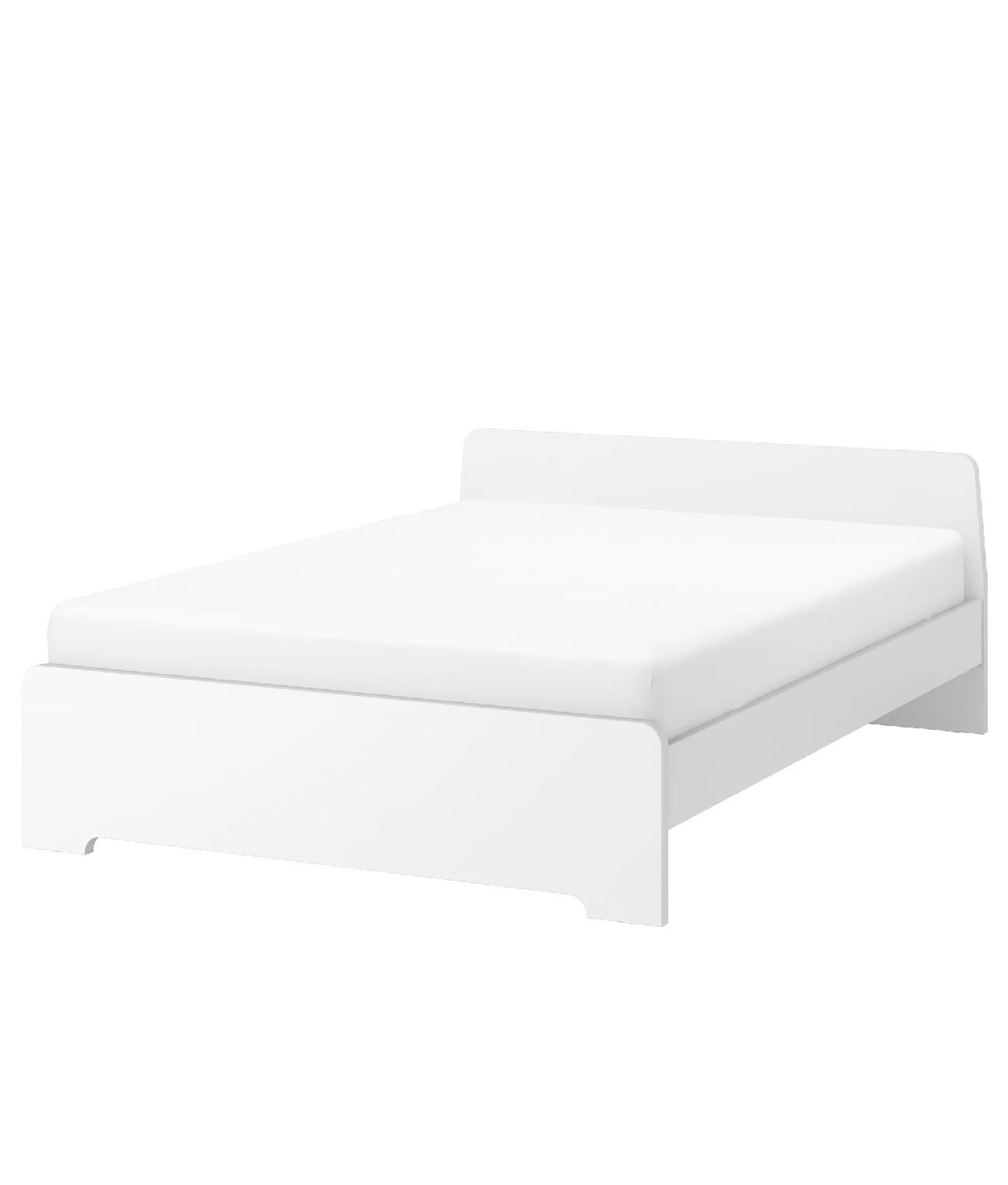 宜家1.4m白色双人床