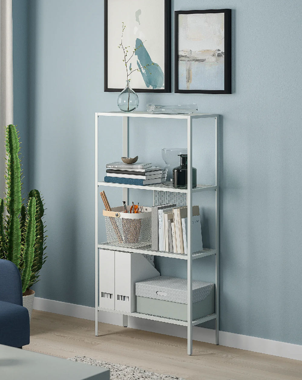 宜家铁艺60cm宽收纳层架