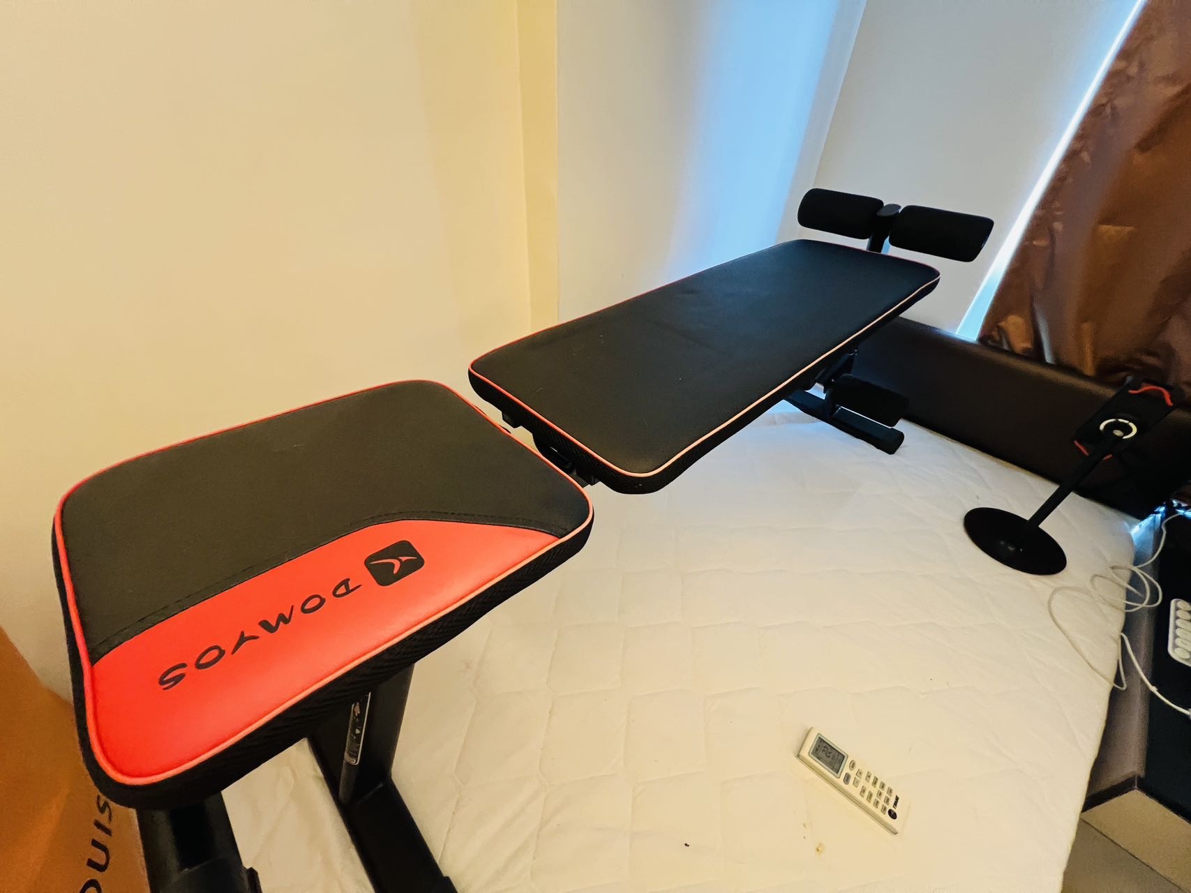 迪卡侬健身椅99新