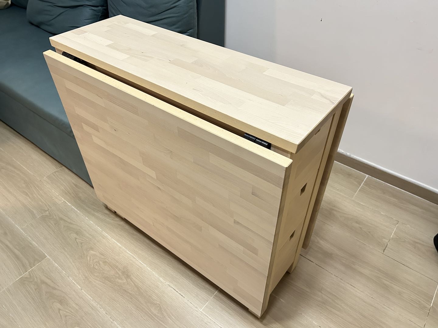 宜家实木蝴蝶桌餐桌