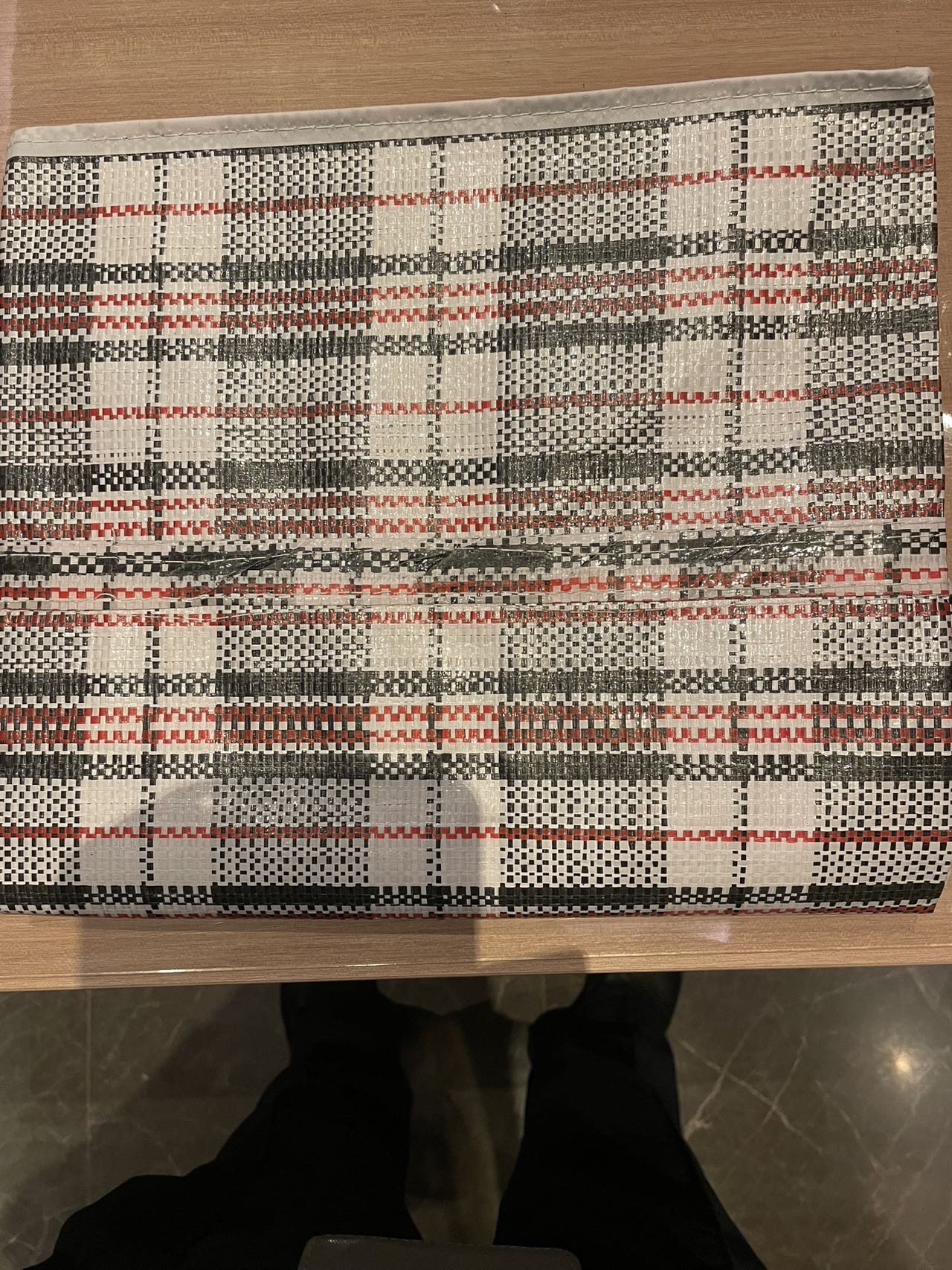 全新紅白藍堅韌打包袋